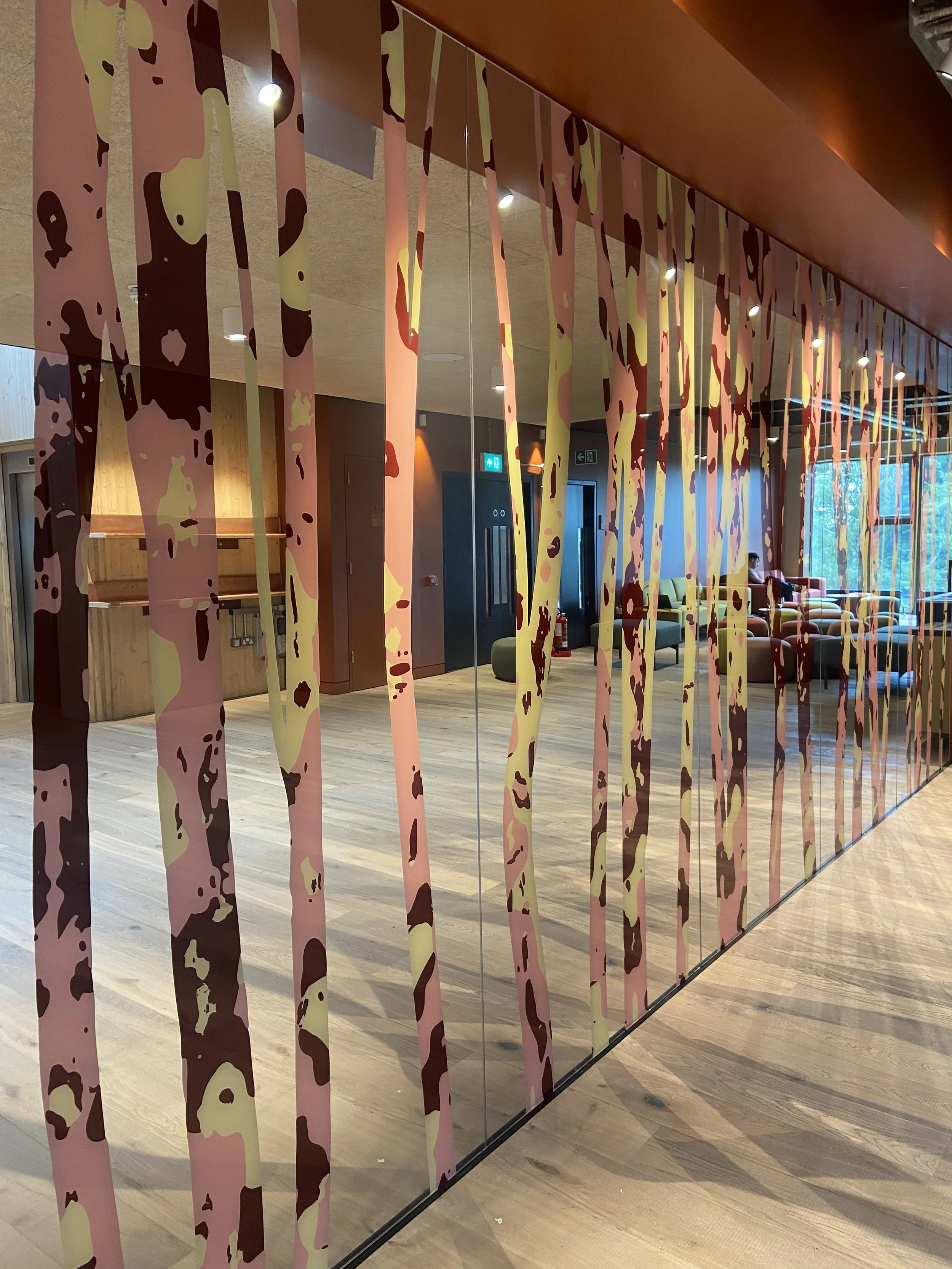 Printed mirror Theatr Clwyd