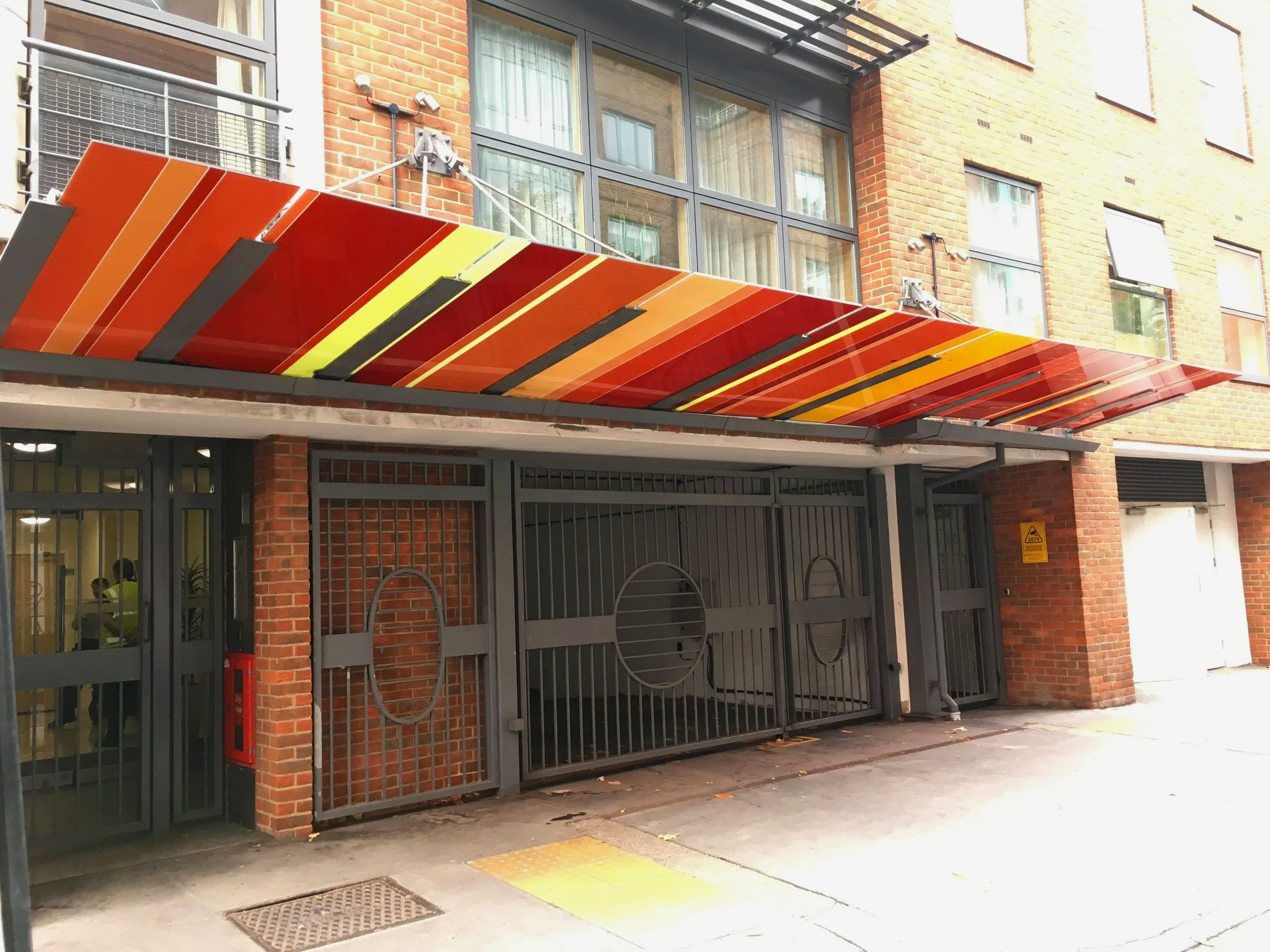 London glass canopy