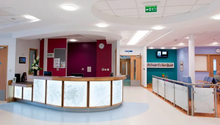 North Cotswolds Hospital glass balustrades