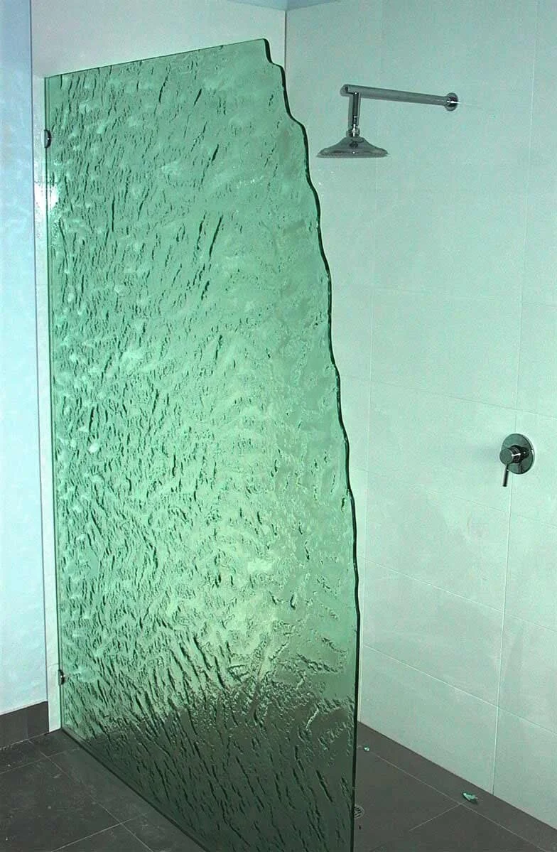 slump glass shower screen