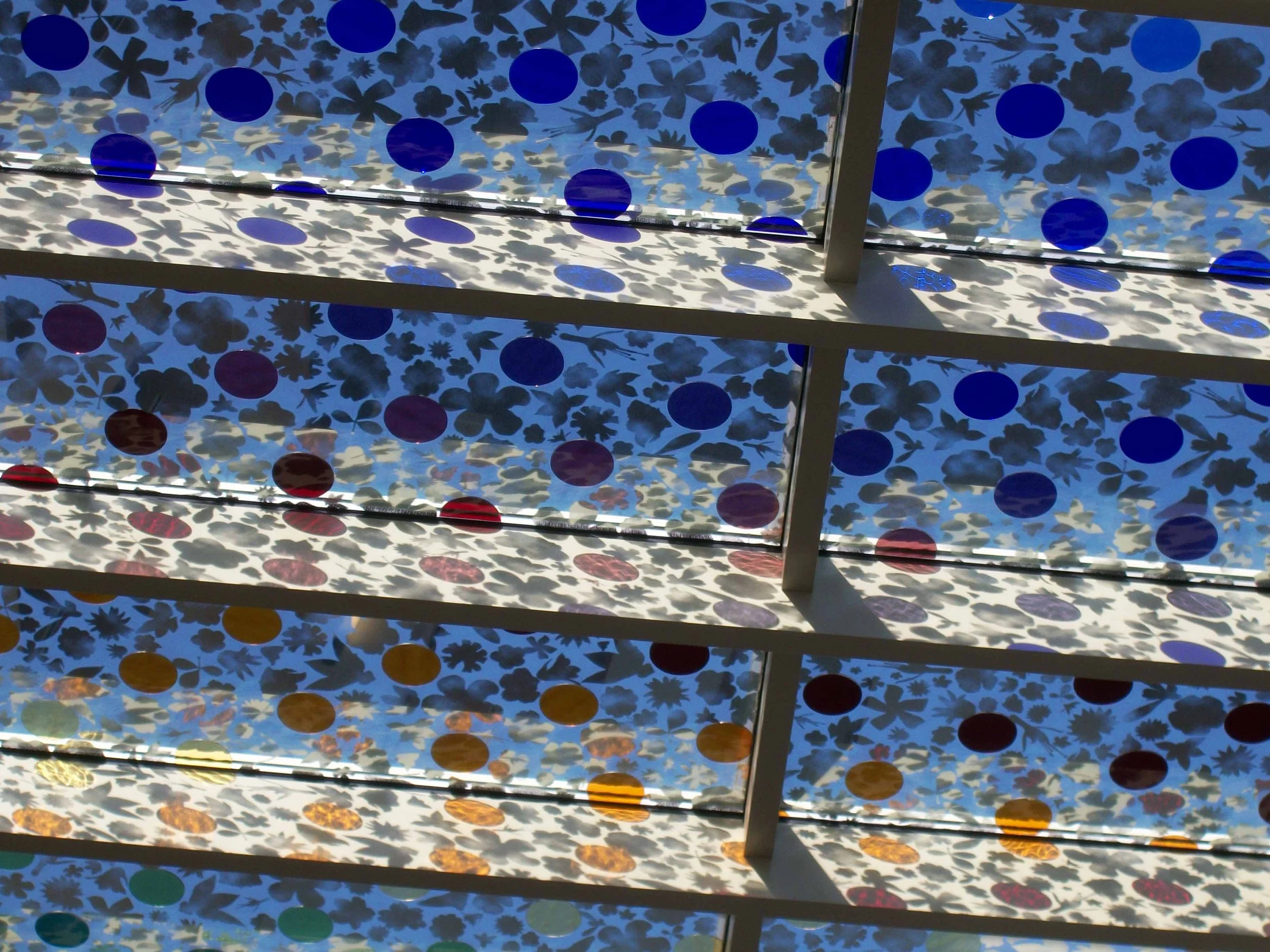 Mirror discs skylight