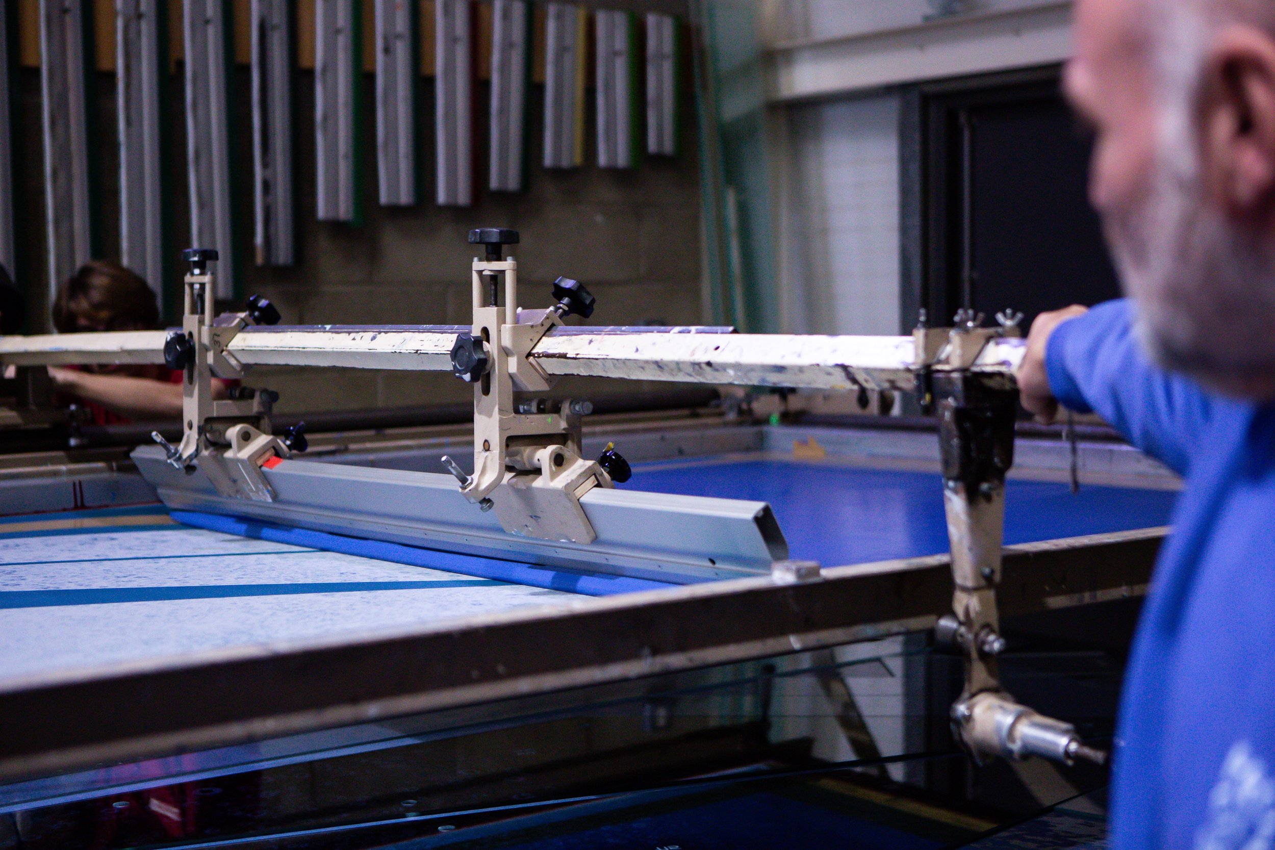 Glass screen printing