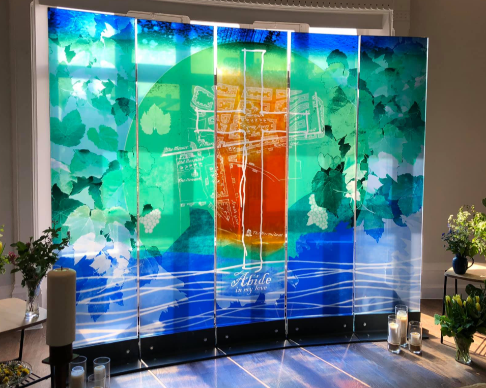 Modern stained glass