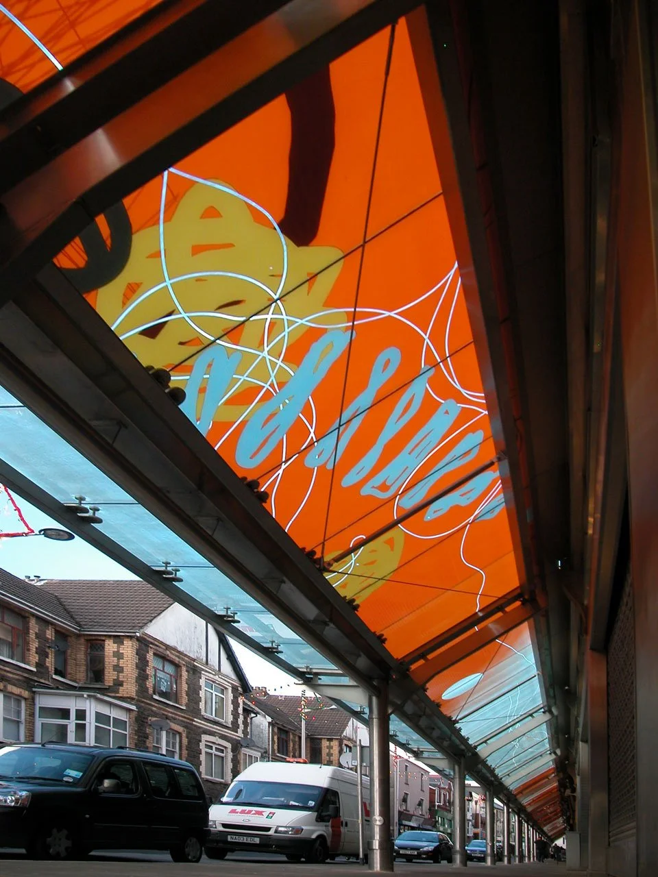 Ebbw vale glass canopy