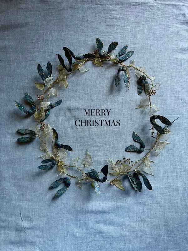 DIY Christmas Wreath & Garland | Handmade Holiday Decoration with Paper ...