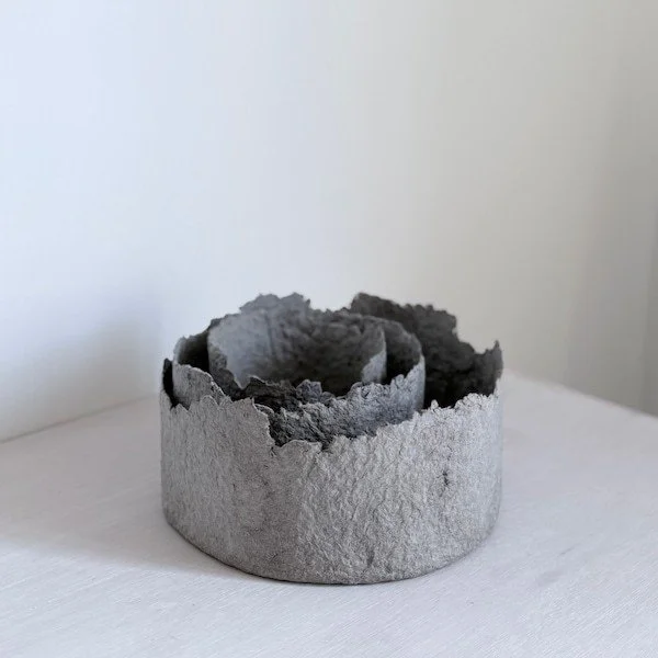 Sculptural Paper Pulp Boxes