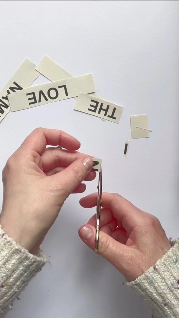 DIY Tutorial: How to Make Lightweight Concrete-Look Letters Using Paper ...