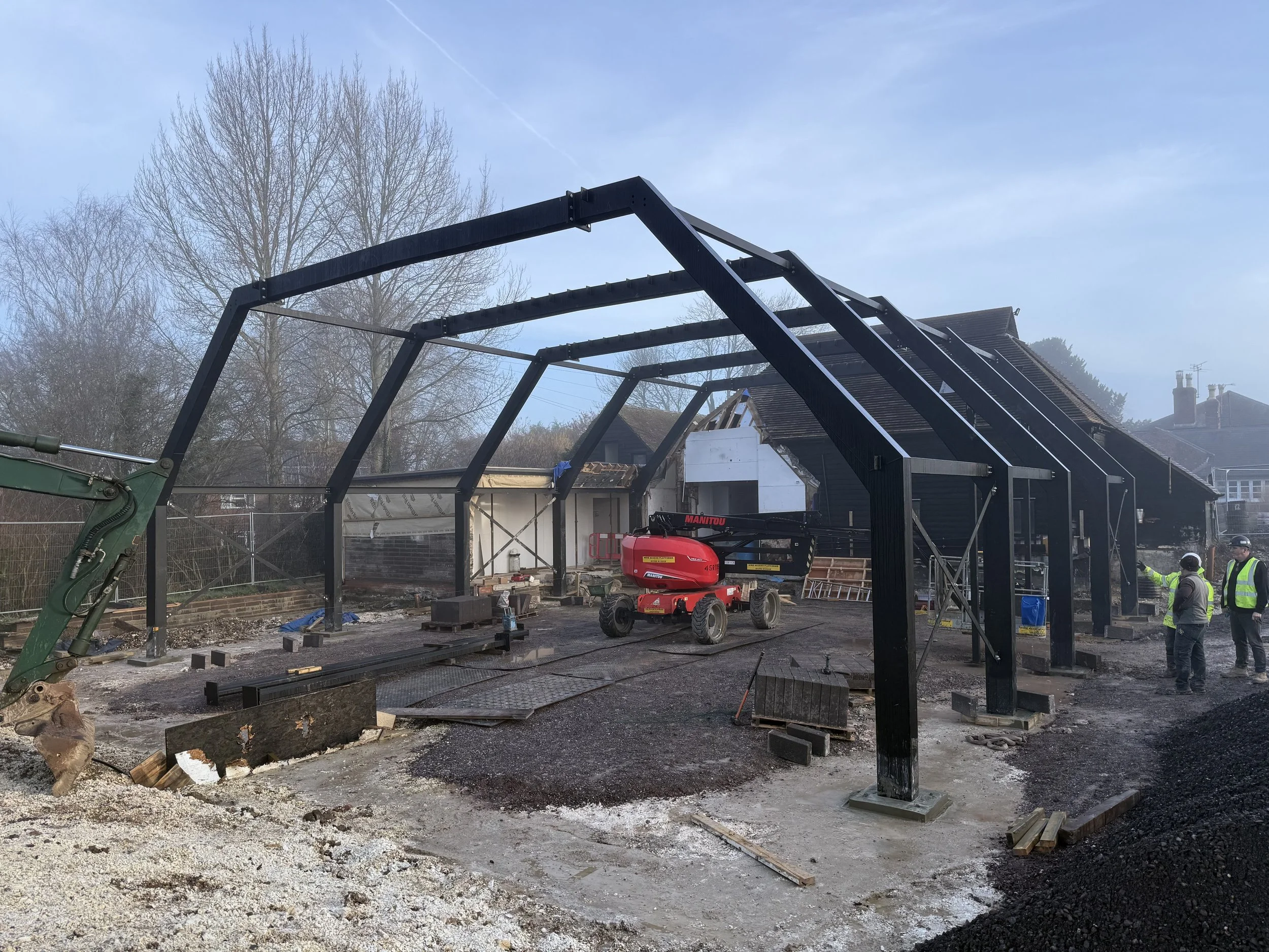 The Flower Pots, Brewery Extension – Construction Progress