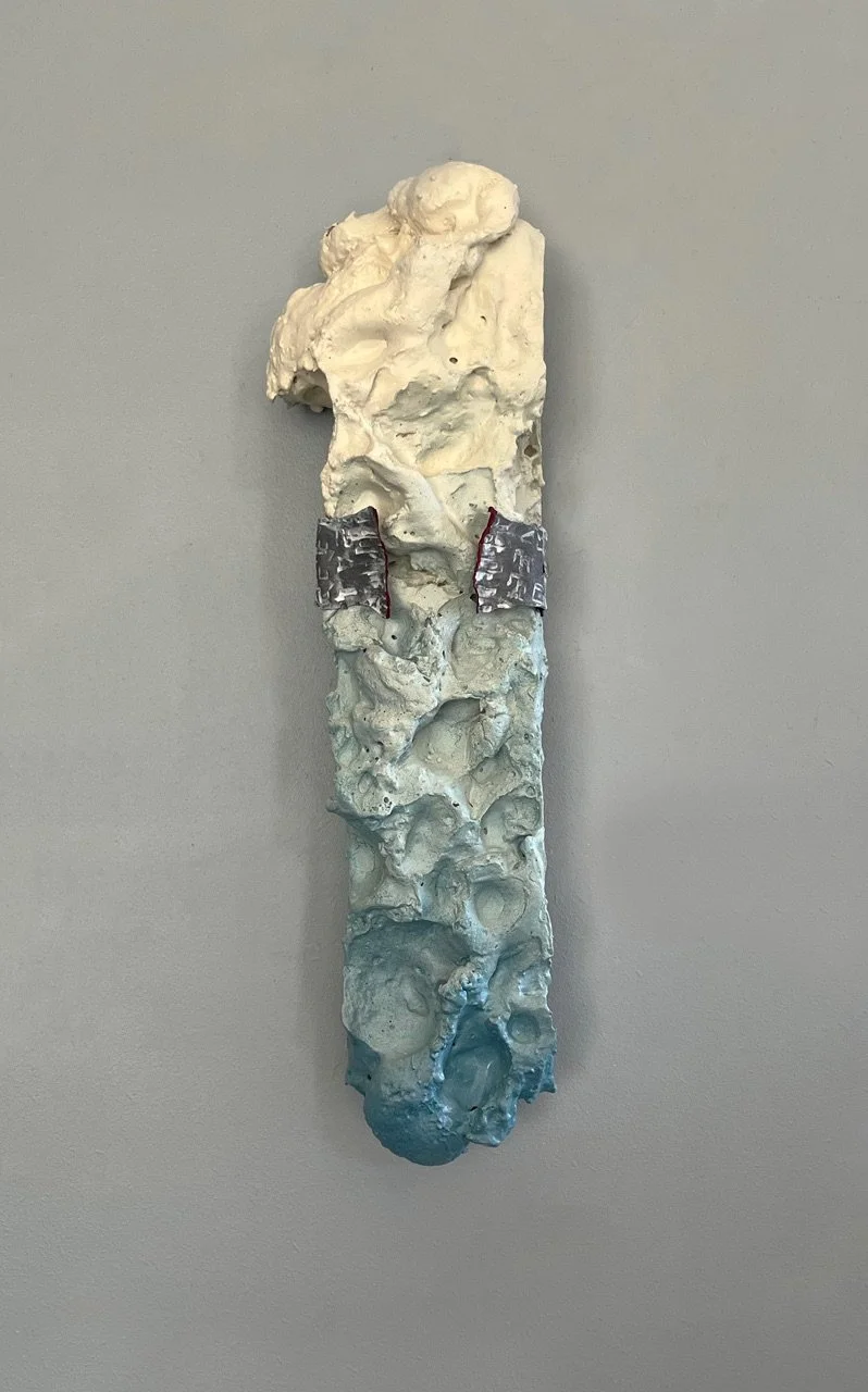 'Ouverture'
gemengde techniek op foam en metaal
10 x 7 x 50 cm