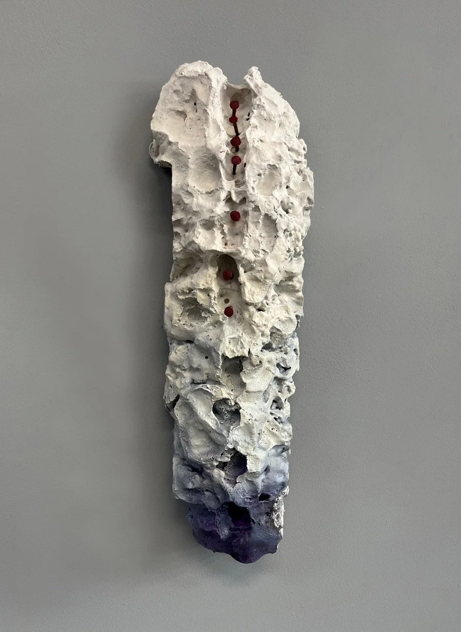 ‘Spiegel im Spiegel (Arvo Pärt)’
gemengde techniek op foam en metaal
15 x 5 x 60 cm