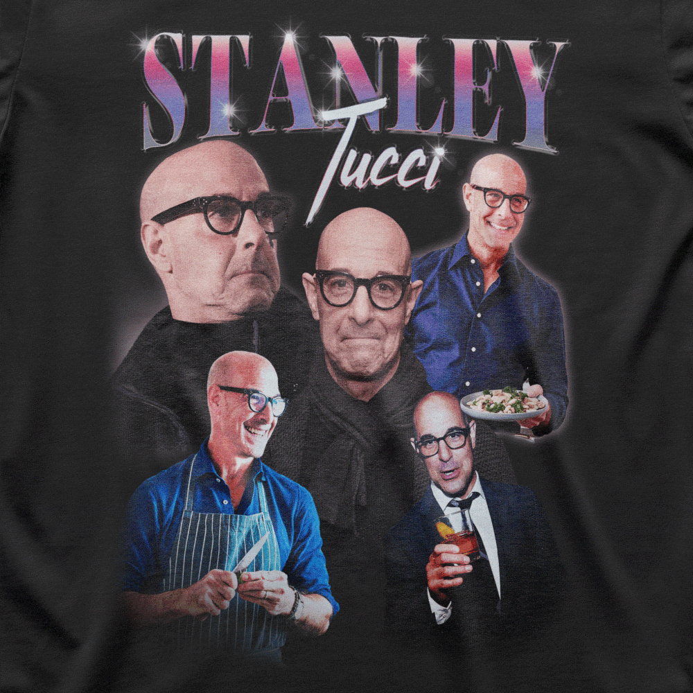 Stanley Tucci 90's T-Shirt Wavey Goods Co.