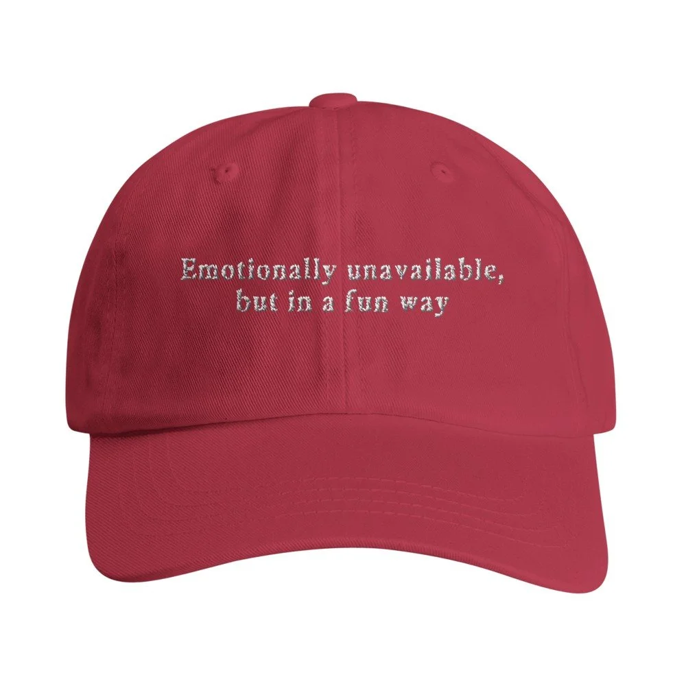 帽子 Emotionally Unavailable BOOK CLUB HAT il_fullxfull.6786469794_6bvf.jpg