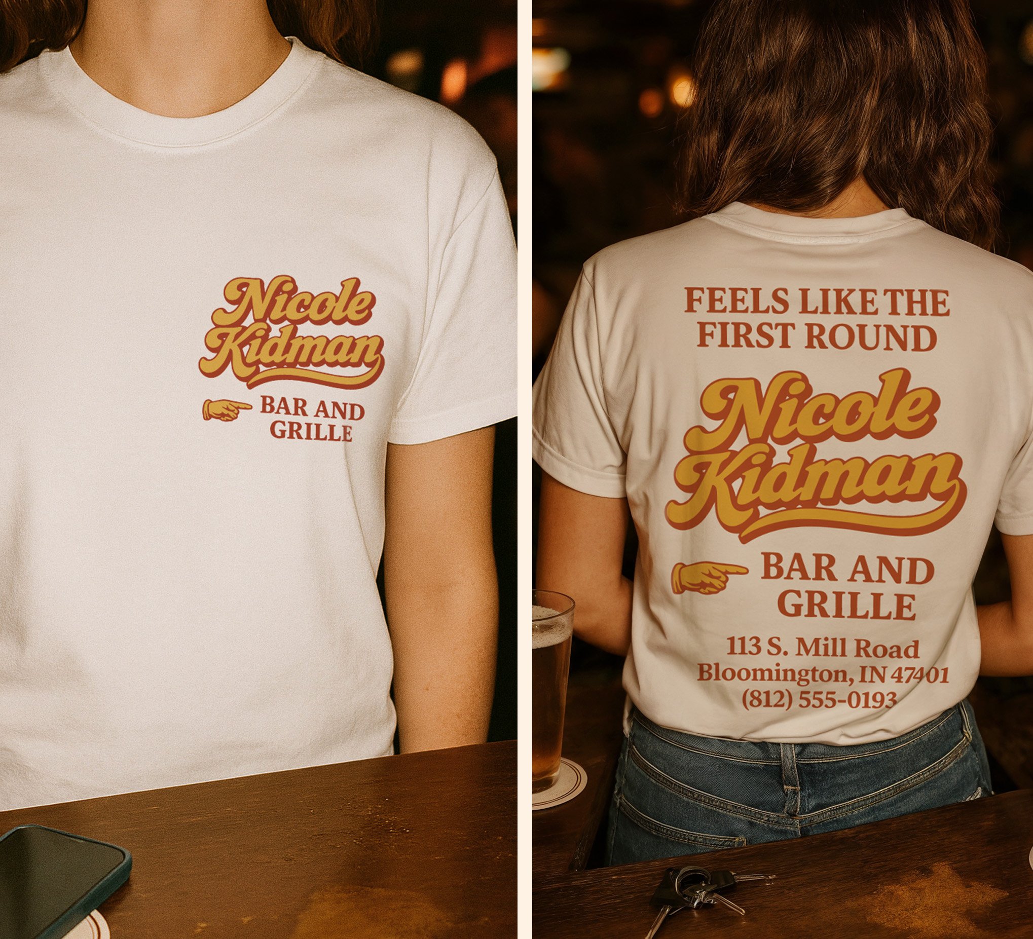 Nicole Kidman Bar & Grille T-Shirt