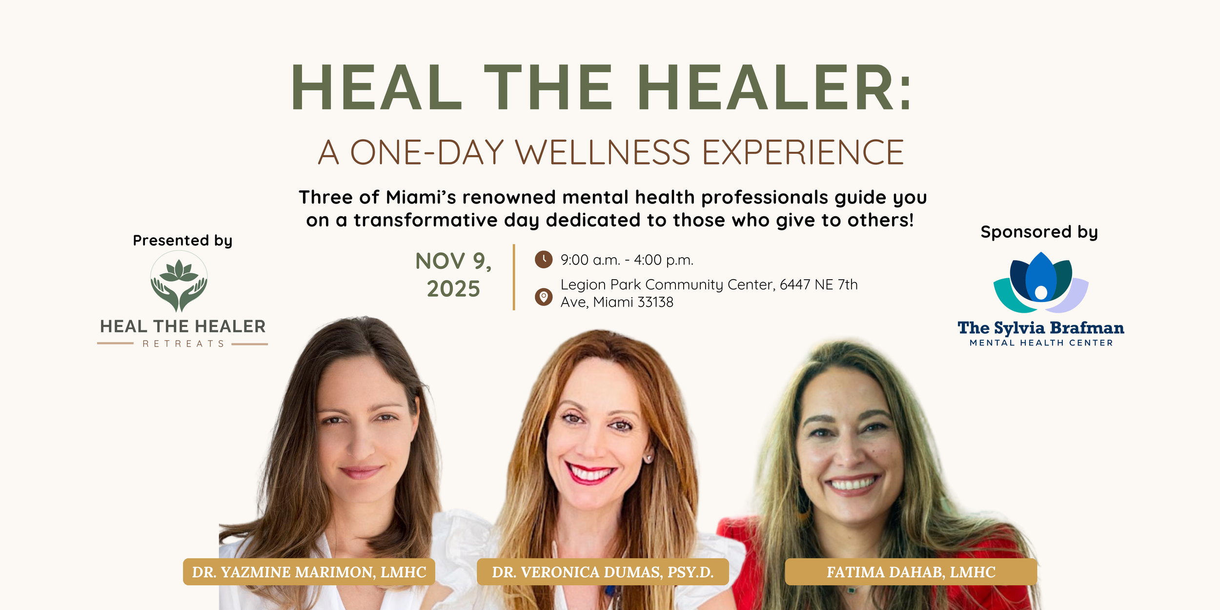 Heal The Healer:                                A One-Day Wellness Experience