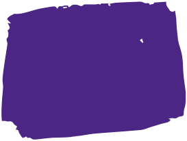 Solid purple irregularly shaped patch or swatch