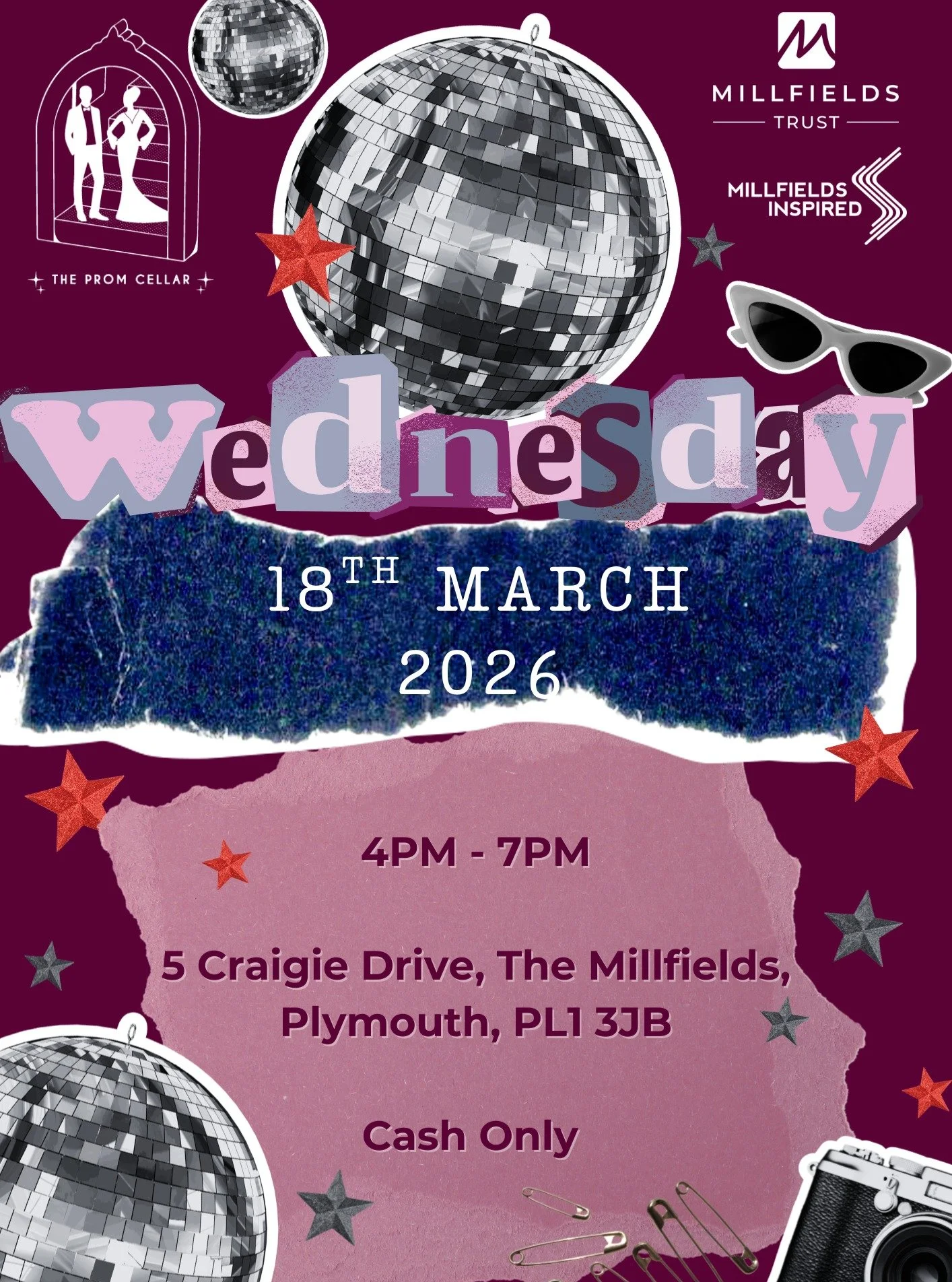 ✨Prom Cellar - First Evening Opening of the Year!✨

Wednesday 18th March
4PM - 7PM 

We're excited to welcome you back for our first Prom Cellar evening opening of the year! 

New Donations In!
We've had lots of fantastic new dresses, suits, and acce