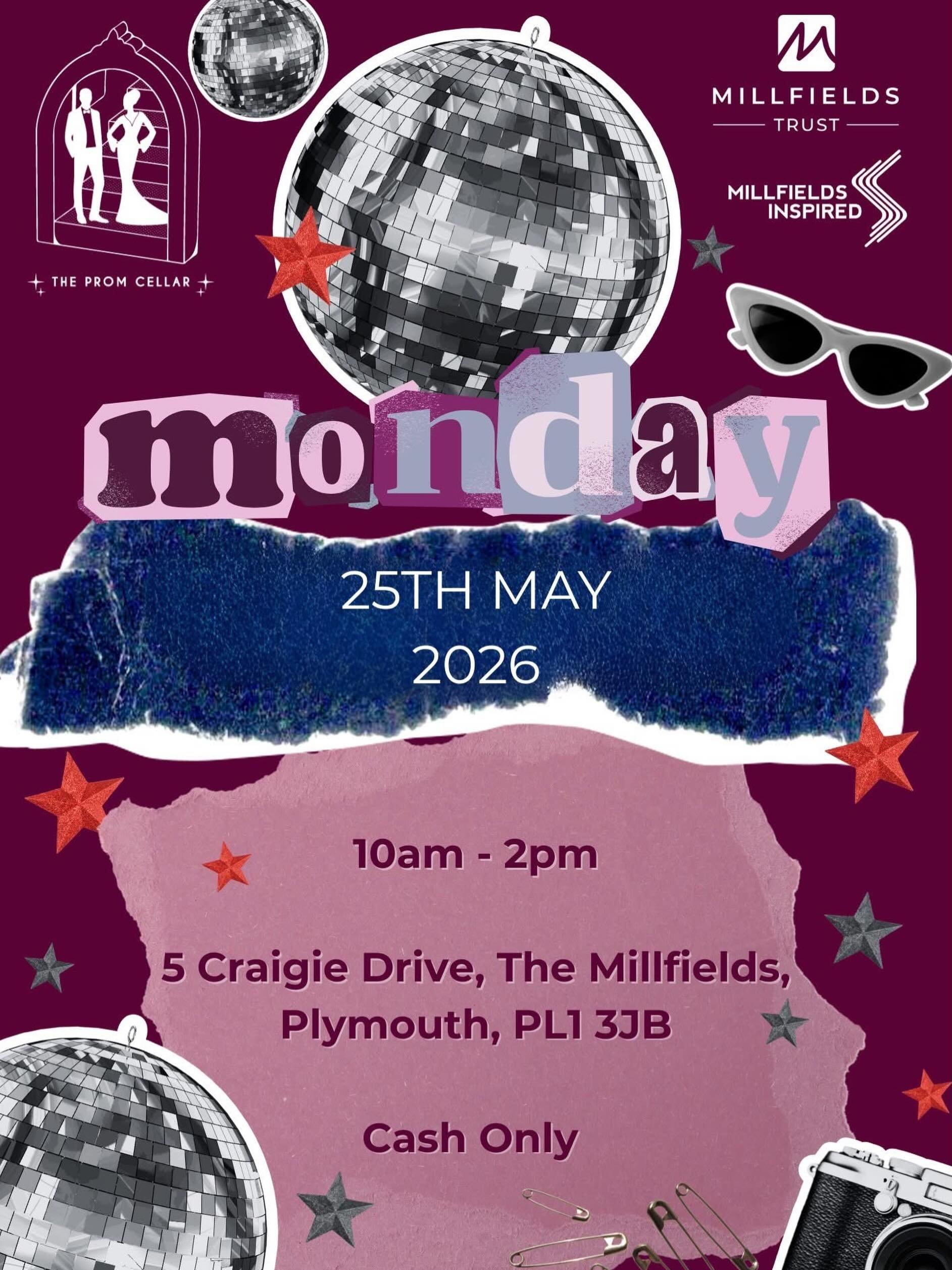 ✨ Prom Cellar Opening ✨

Still looking for the perfect dress or suit? We&rsquo;ve got you covered 👗🤵

Join us at Prom Cellar for our next opening:
📅 Monday 25th May
⏰ 10am &ndash; 2pm
📍 5 Craigie Drive, The Millfields, Plymouth, PL1 3JB
💷 Cash o