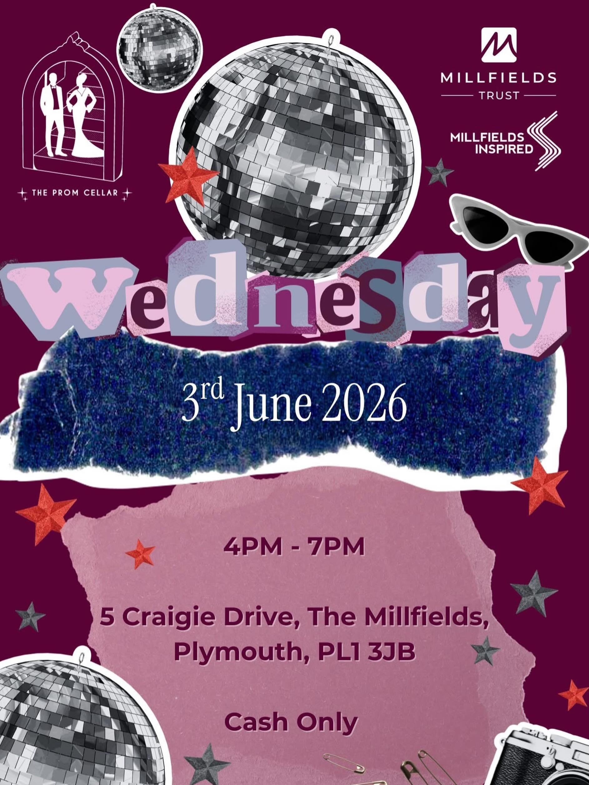 ✨ Final Prom Cellar opening of the year! ✨

Wednesday 3rd June 4- 7pm 
The Millfields A huge
Cash only 

A huge THANK YOU to everyone who has donated, supported, and shopped with us
So many dresses and suits have found a new homes this year, we could