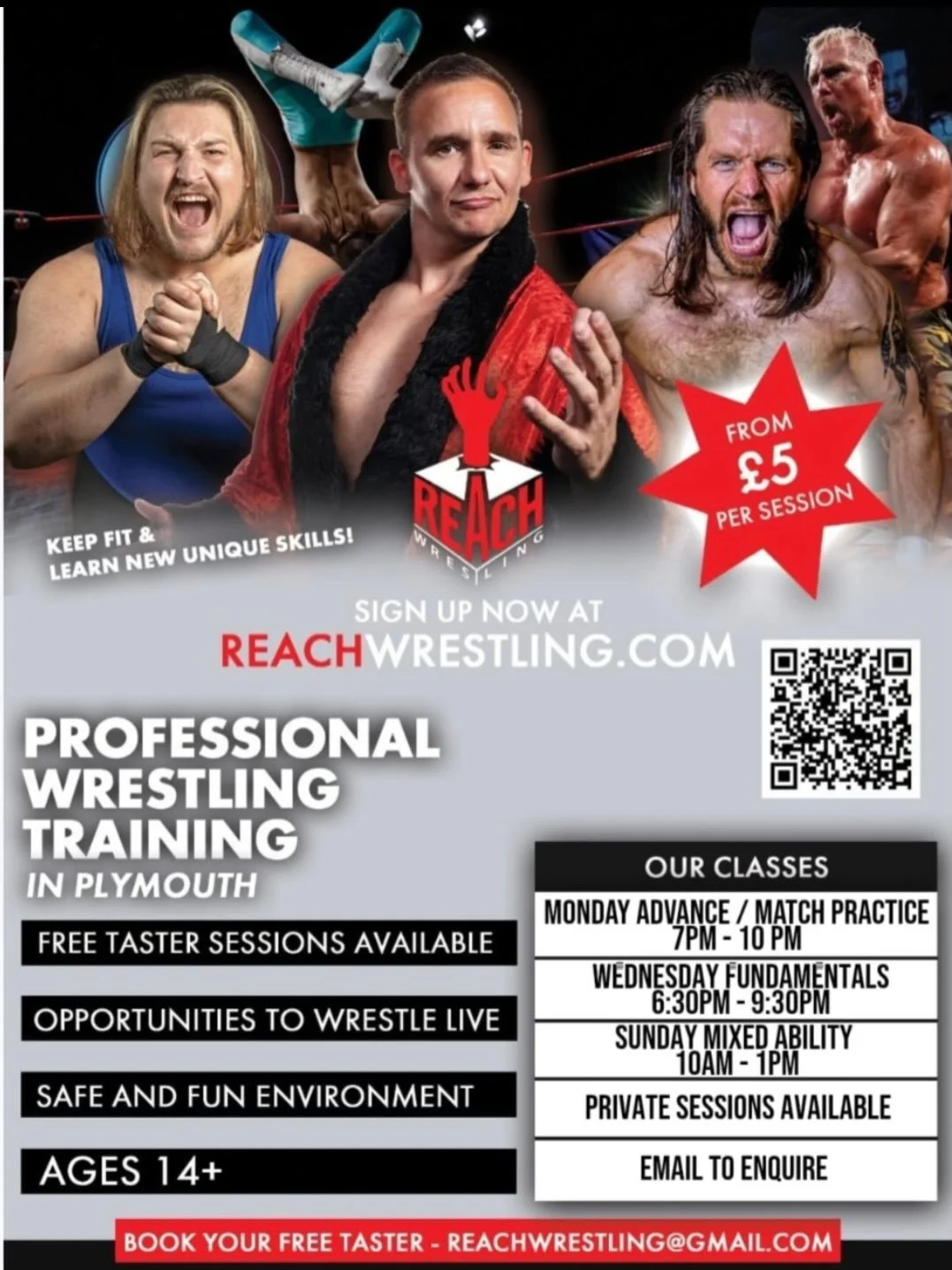 🥊 Tenant Spotlight: @reach_wrestling 

At Millfields Trust, we&rsquo;re proud to support organisations that are making a difference in Plymouth, and REACH Wrestling is a great example.

Founded eight years ago by Jason Clarke, REACH Wrestling provid