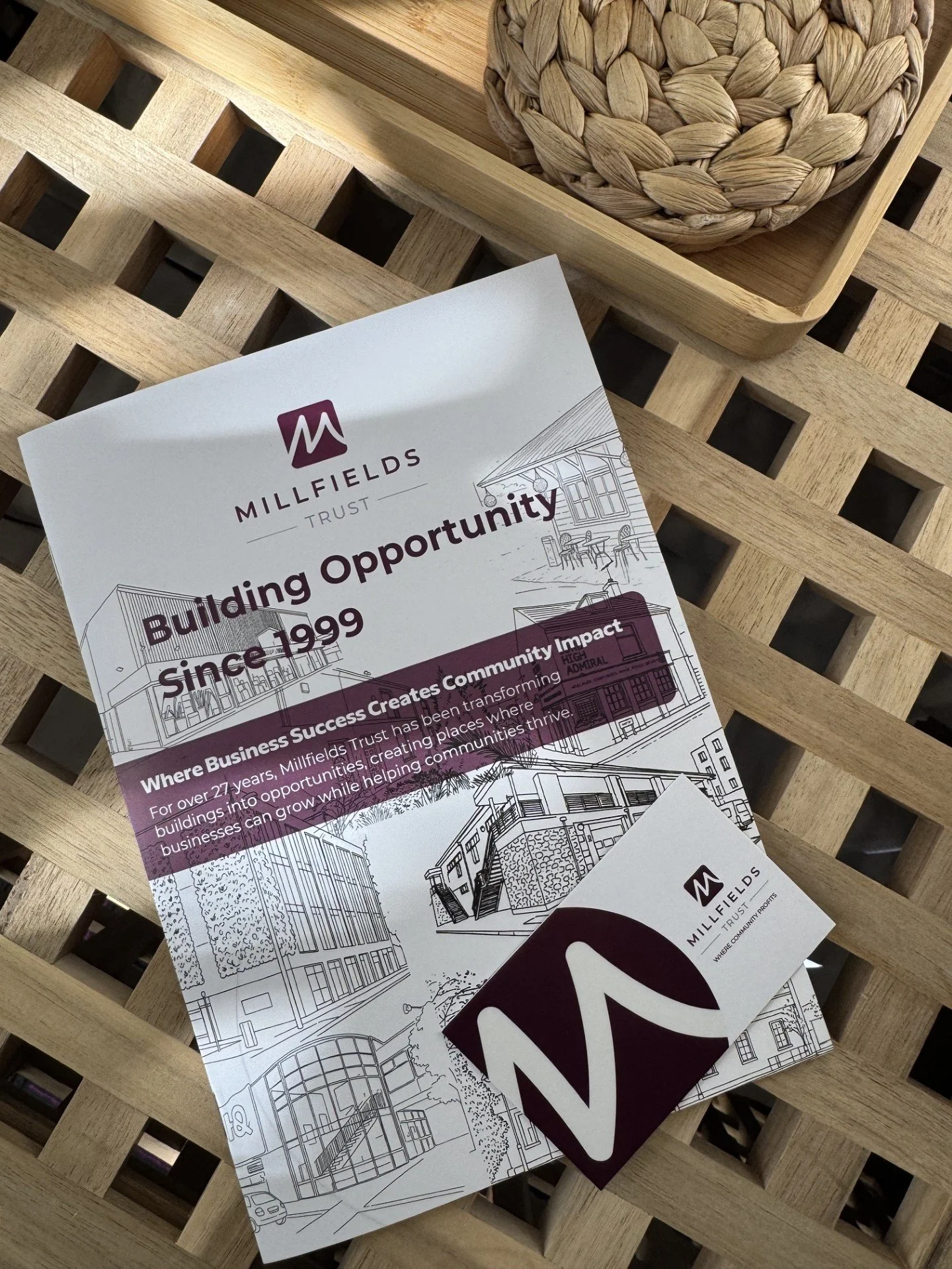 We recently picked up our new Millfields Trust brochures and business cards, and we're honestly a little bit obsessed.

Seeing months of ideas, illustrations, layouts and branding come together into something you can actually hold is such a rewarding