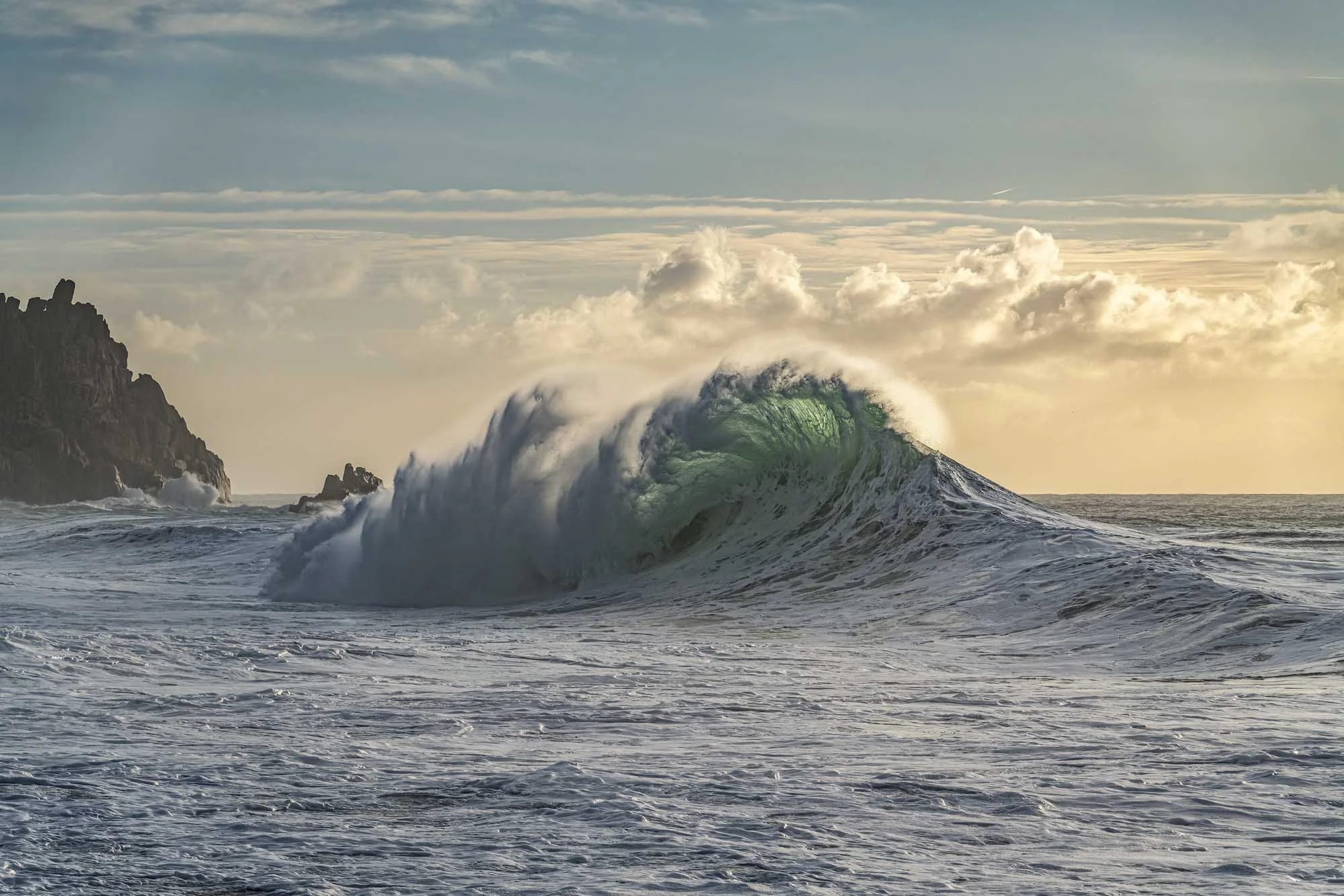 Morning at the Wave Showroom. Cornwall