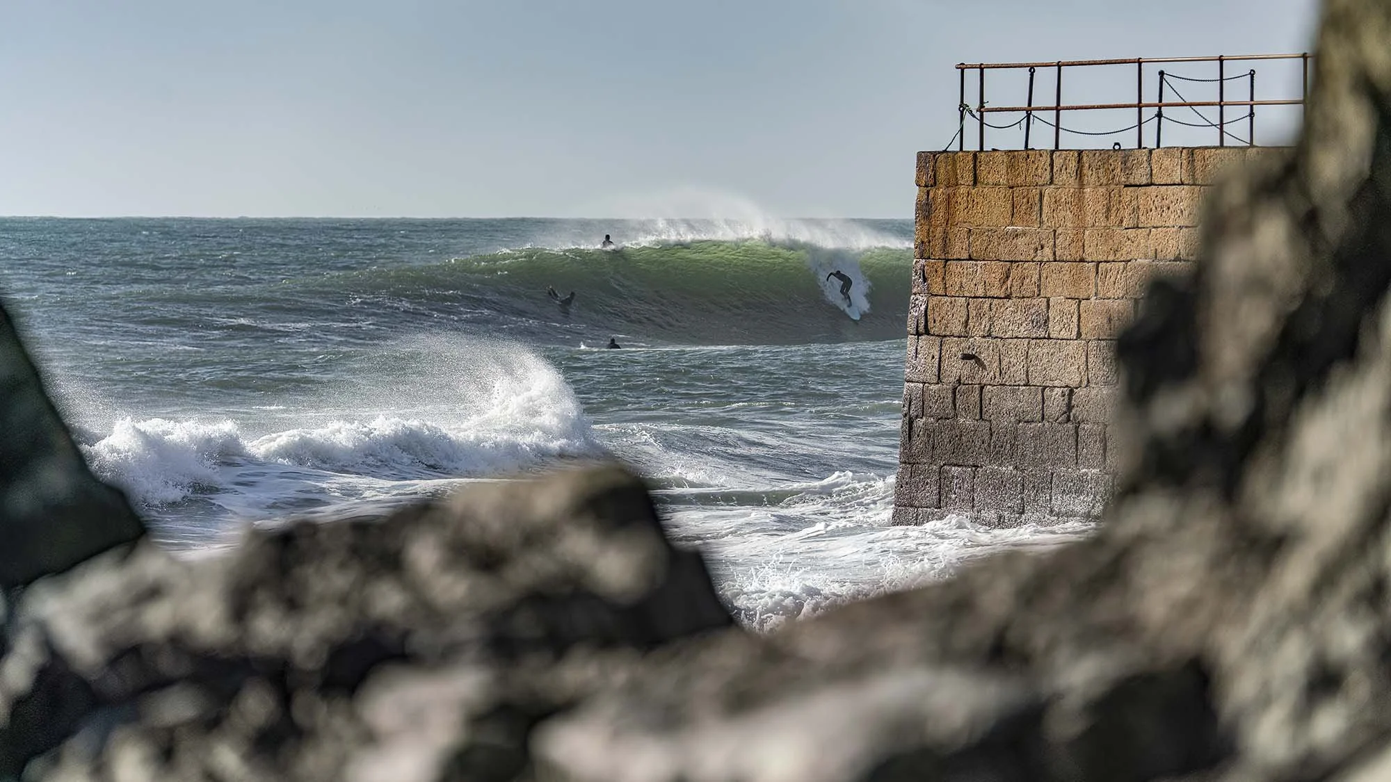 Peeking the Lineup. Cornwall