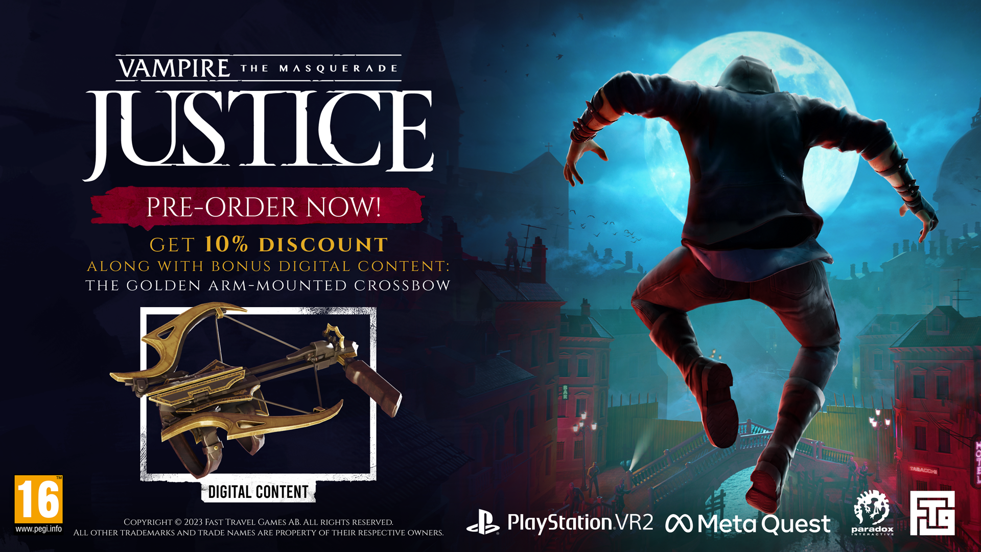 Vampire: The Masquerade – Justice VR RPG Launching November 2