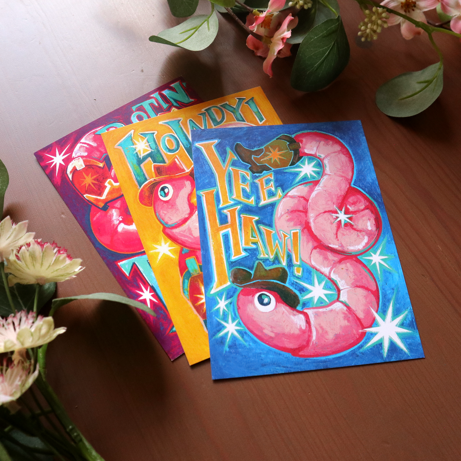 Cowboy Worms || Art Prints
