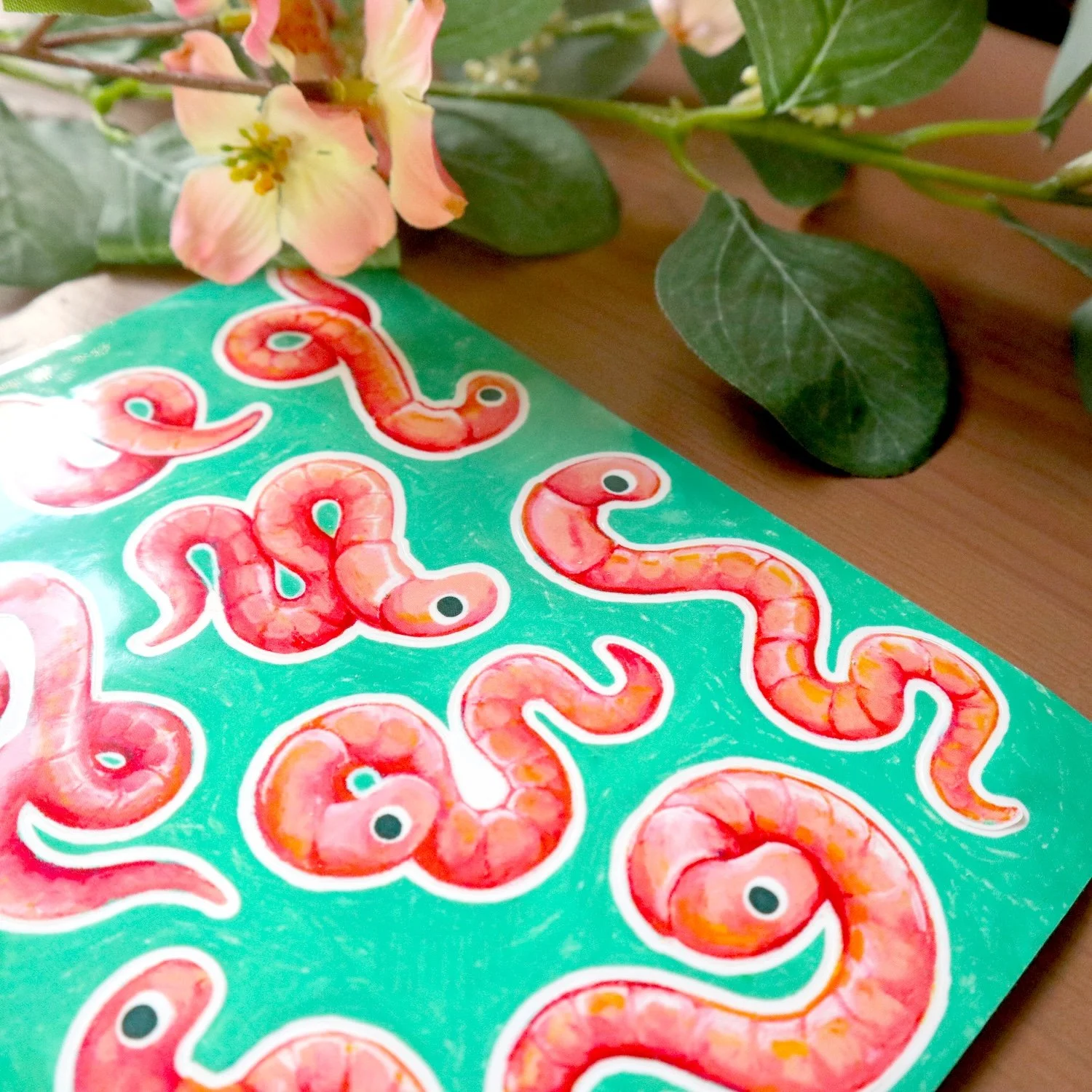 Worm || Sticker Sheet