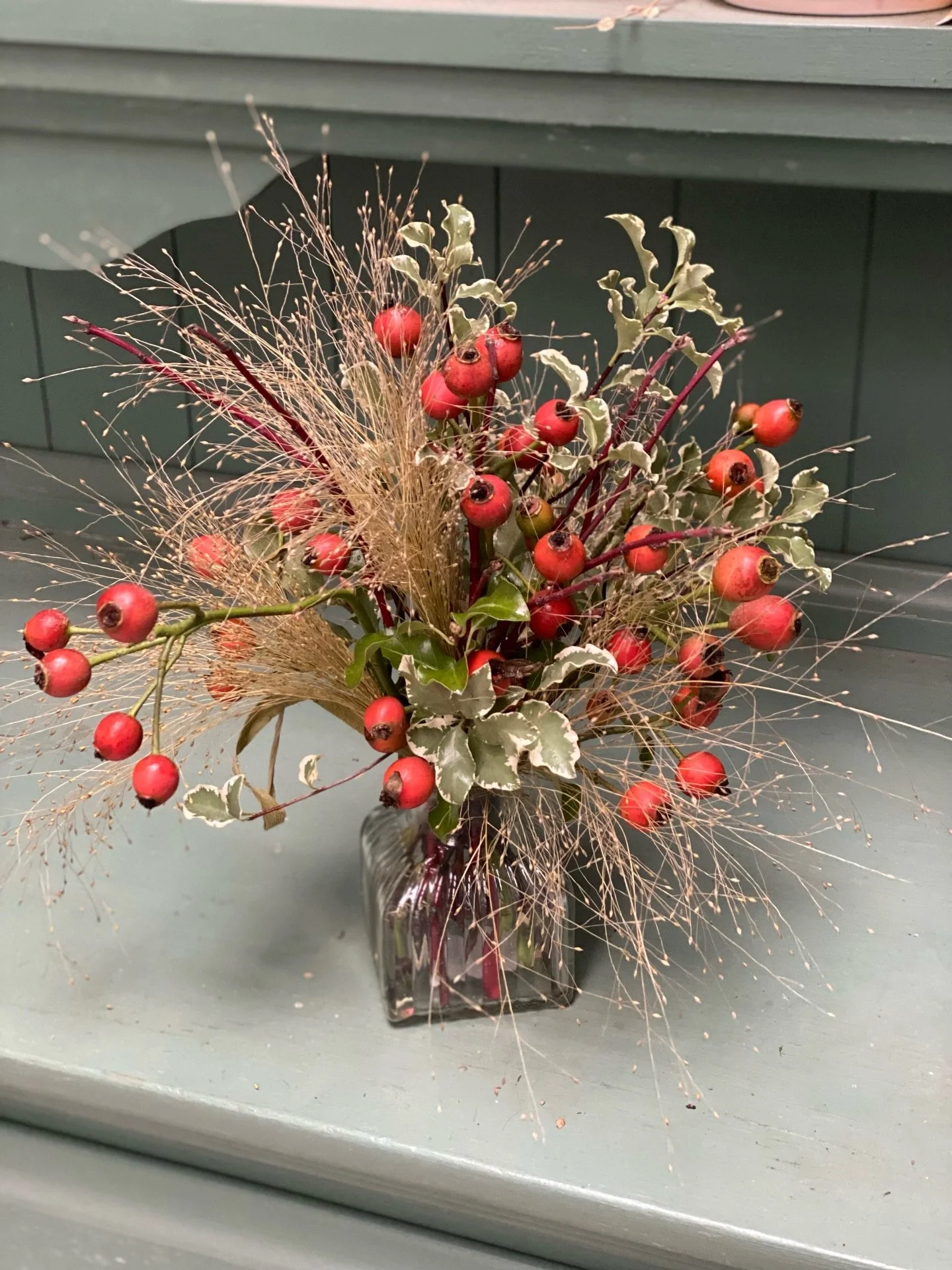 This is what Valentine&rsquo;s Day looks like at our place. 

100% natural, no imports, no airmiles, no chemicals, just seasonal British stems.

We had a limited selection available at &pound;10 if you&rsquo;d like to pick up a little love posey for 