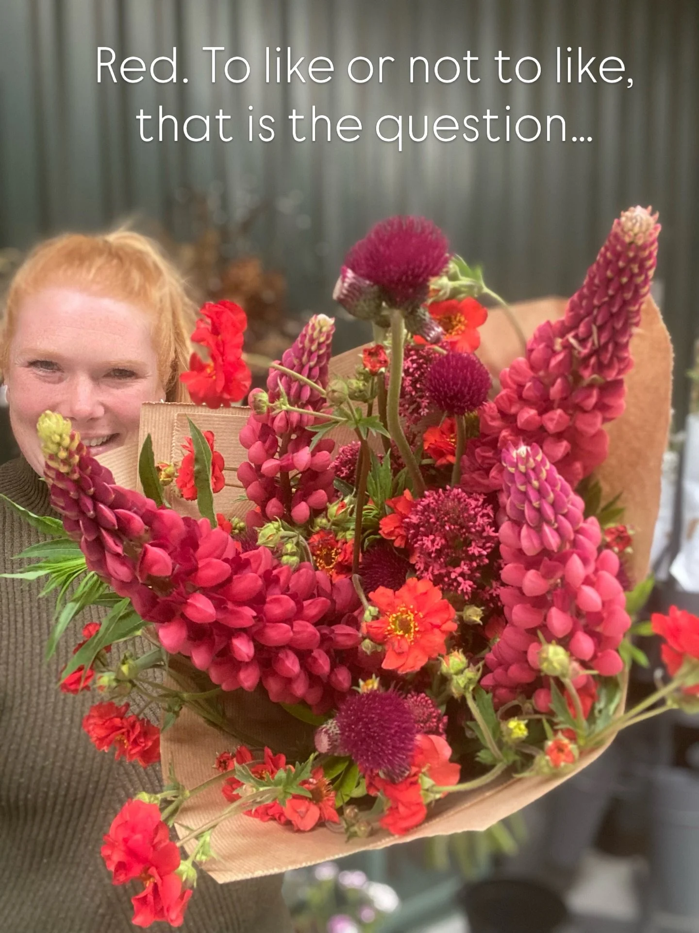 Red. It&rsquo;s a colour that a lot of our customers tell us they don&rsquo;t really like or want included in a bouquet or a gift. In fact outside of Valentine&rsquo;s Day red is probably the least requested colour for flowers.

Here, we like red. We