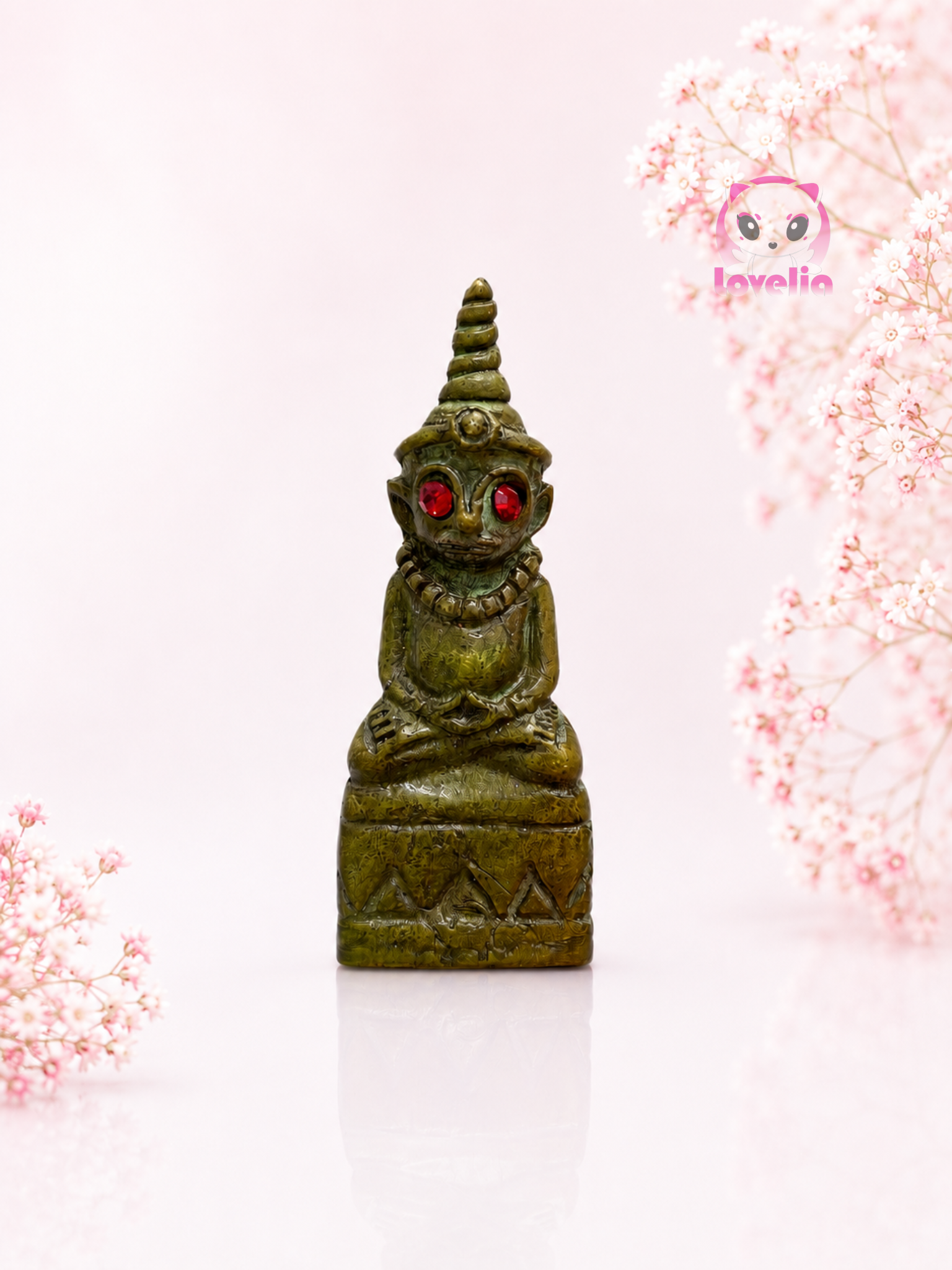 Phra Ngan Amulet Small Red Eyed Design