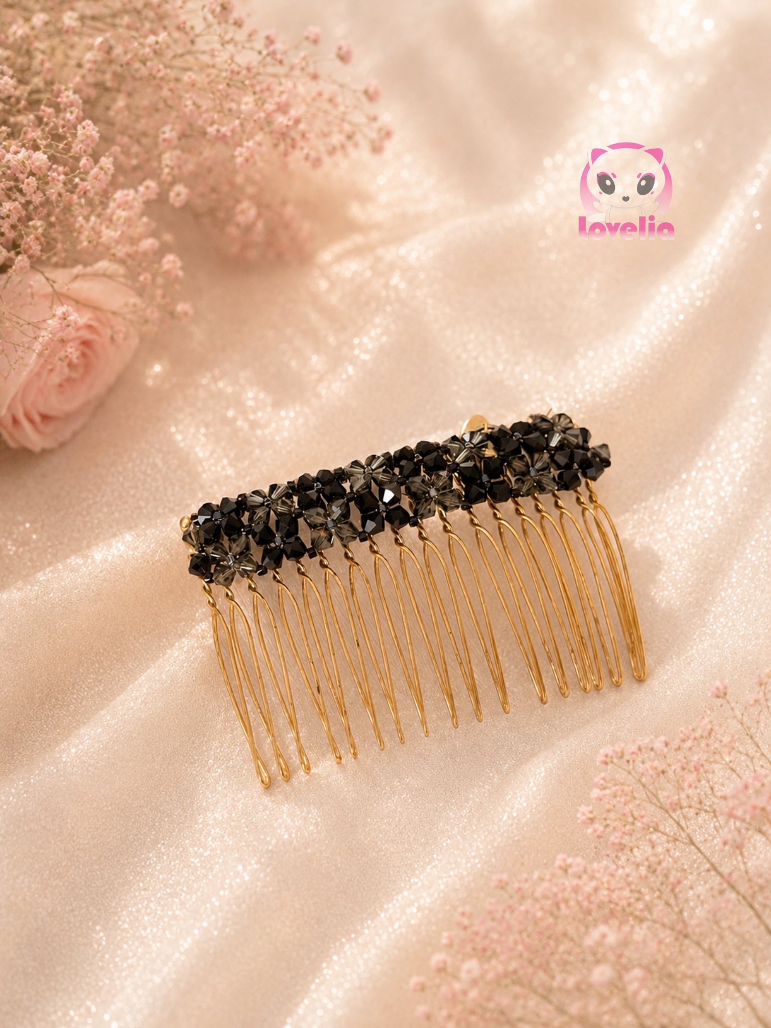 Chanted Beauty Aura Crystal Hair Comb