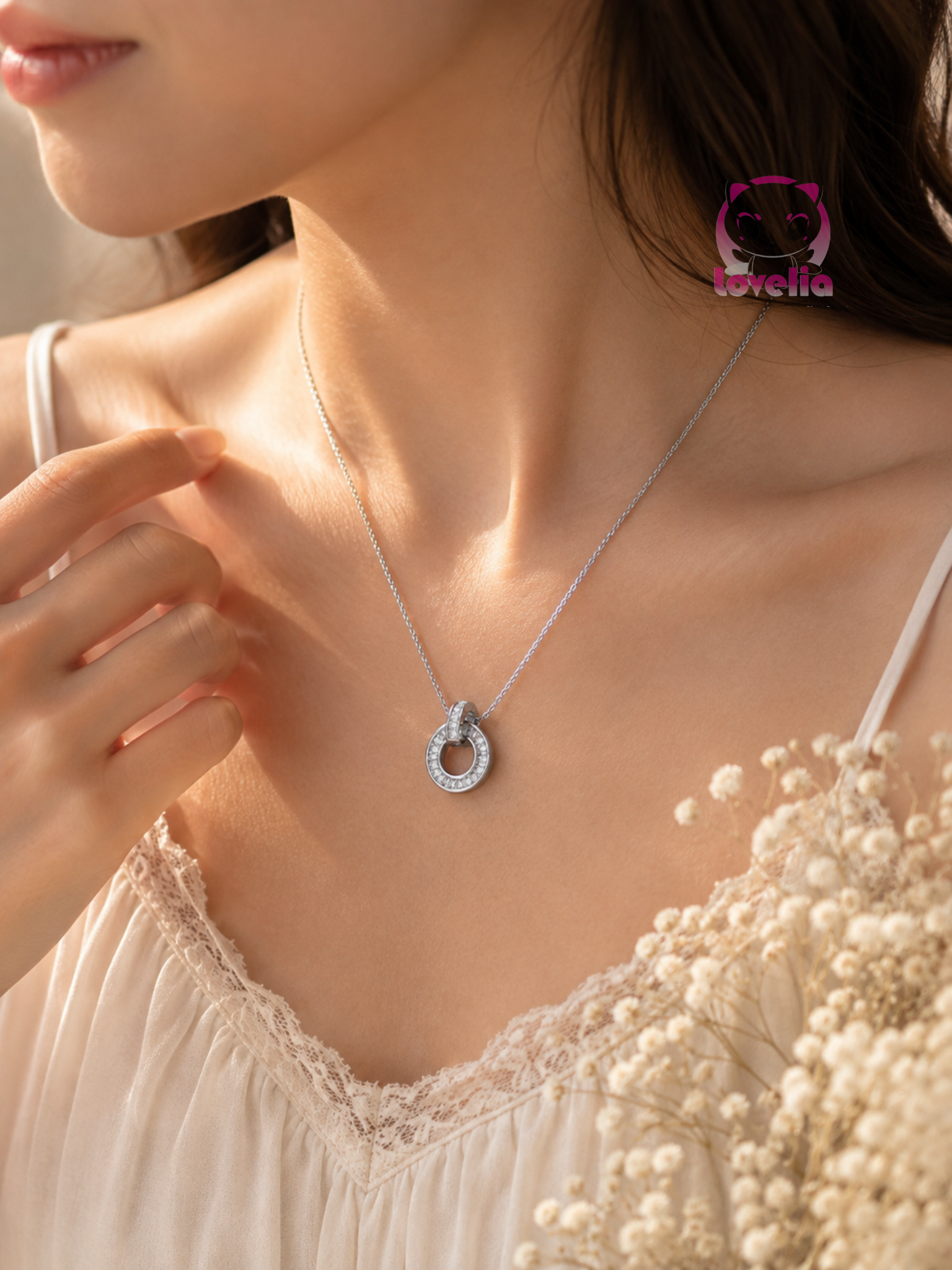 Chanted Prosperity Circle Necklace