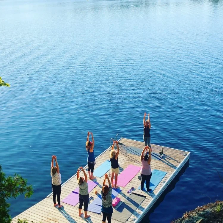 lakefront yoga