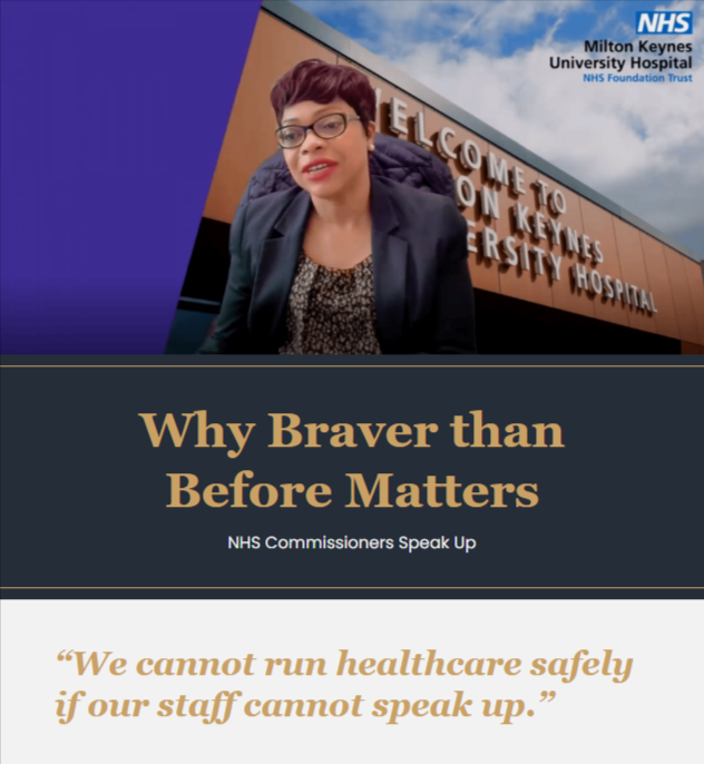 Why Braver than Before Matters: NHS Commissioner Voices