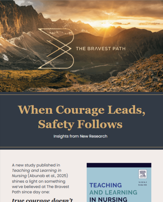 When Courage Leads, Safety Follows
