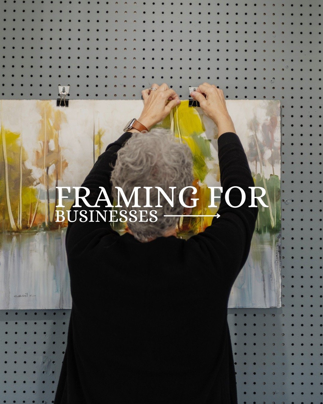 Framing solutions for businesses! 🏢✨ From volume framing to installation, we make it easy to elevate your space with custom art. Swipe to see how we can help! 🖼️ 

#TheFrameShoppeAugusta #BusinessFraming #CustomFraming #ArtConsulting
