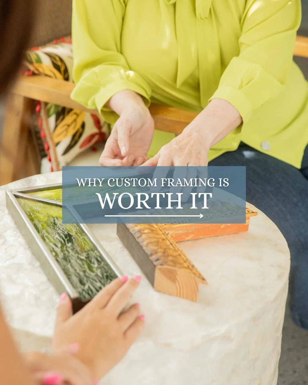 Big box frames aren&rsquo;t built to last, but custom framing is. ✨ 

The Frame Shoppe in Augusta is your go-to place for one-of-a-kind frames. 🖼️ 

#theframeshoppeaugusta #augustageorgia #customframing