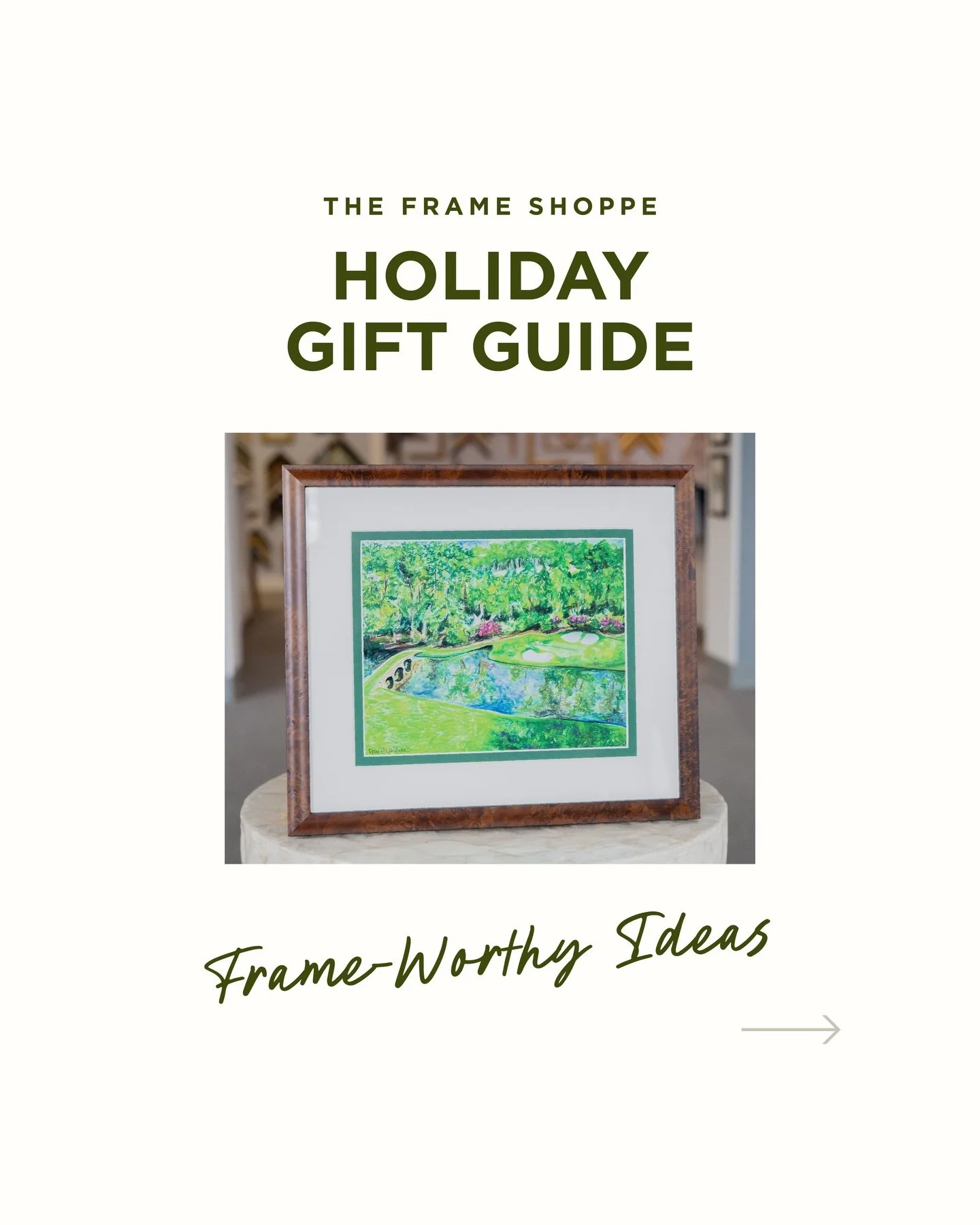 Some gifts are opened once.
Others become part of a home.

Custom framing is one of the most thoughtful ways to celebrate a memory&mdash;art from a favorite local artist, wedding mementos, travel pieces, or heirlooms passed down for generations.

Thi