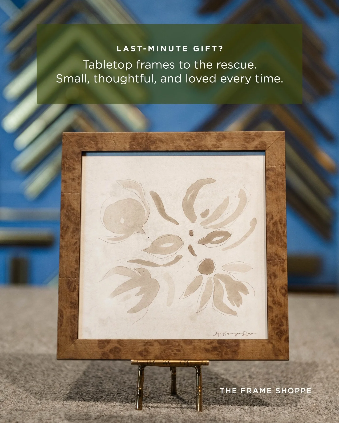 Last-minute Christmas shopping? We&rsquo;ve got you covered. 
Our tabletop frames are available anytime&mdash;perfect for photos, small prints, and meaningful little moments that make the best gifts.

Swing by The Frame Shoppe Augusta and pick up som