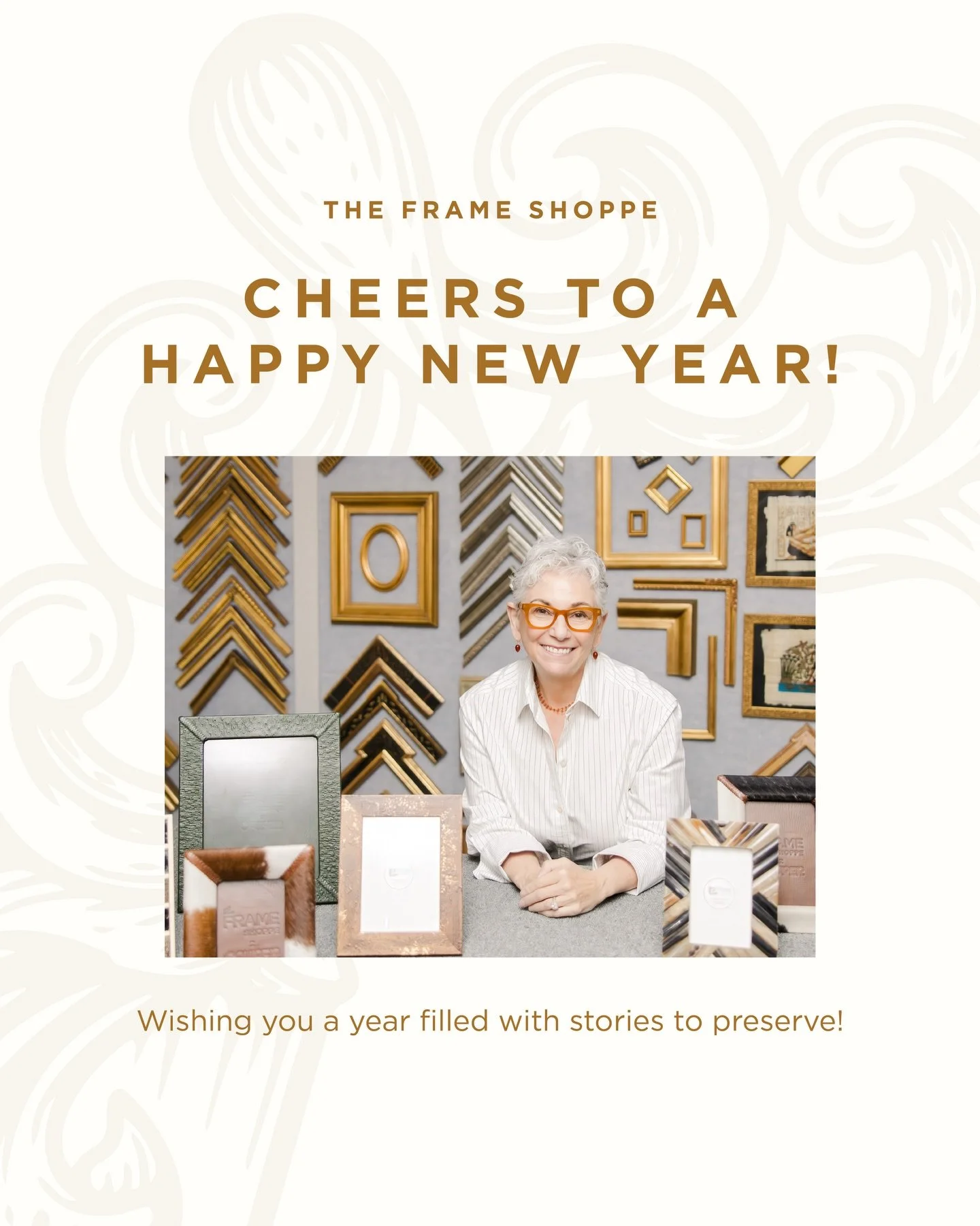 Happy New Year from all of us at The Frame Shoppe ✨

Thank you for trusting us with your artwork, your heirlooms, and the memories that mean the most. Every project you bring in is a story we&rsquo;re honored to help preserve.

Here&rsquo;s to a year