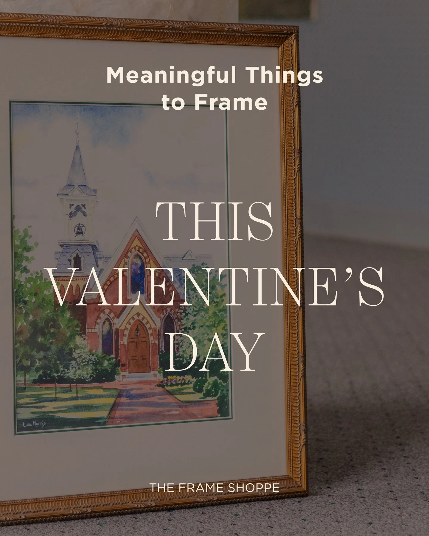 Valentine&rsquo;s Day doesn&rsquo;t have to be grand to be meaningful.

Sometimes the most heartfelt gifts are the quiet ones - the pieces that tell your story, capture a season, or remind you of the people you love most. Thoughtful framing turns tho