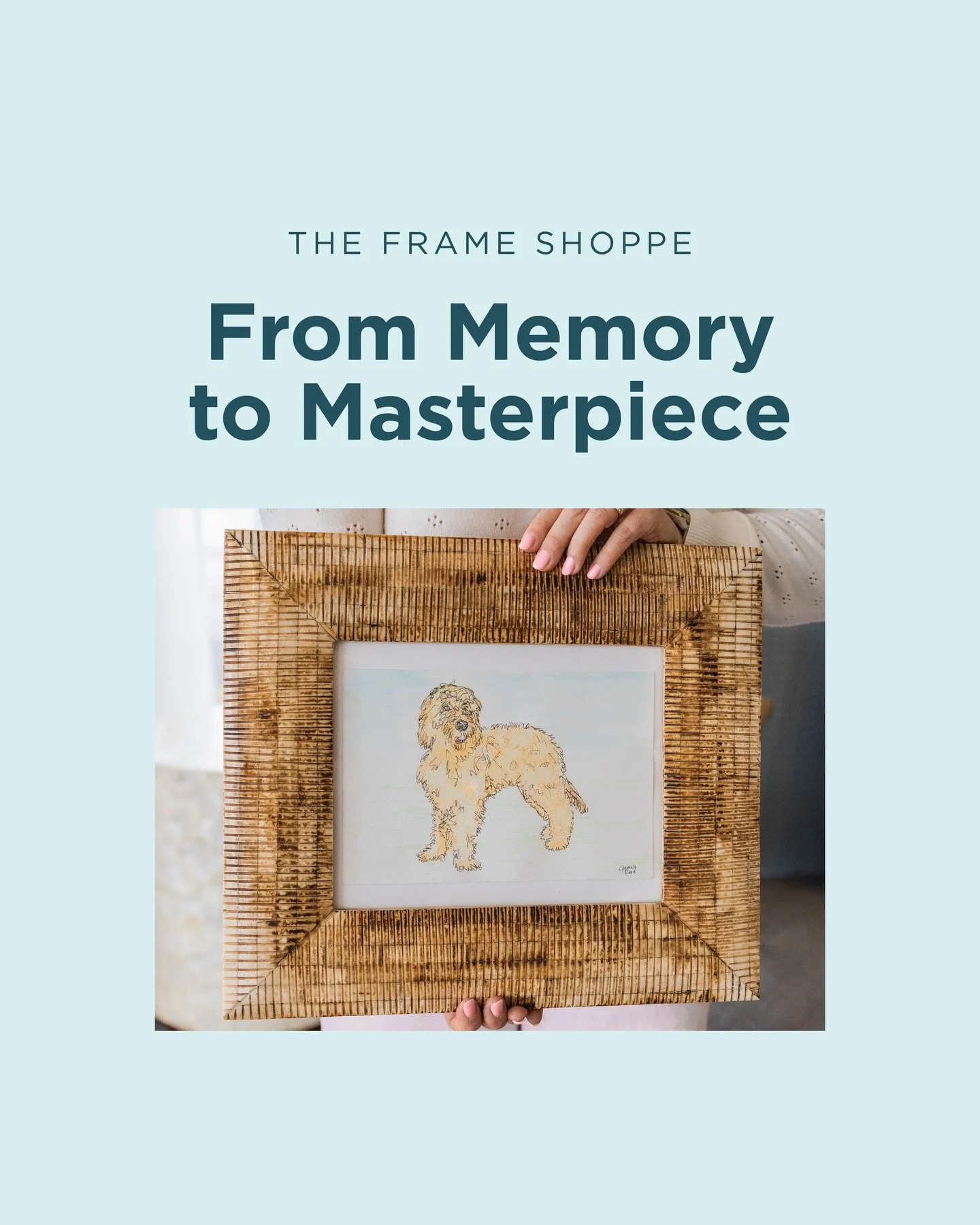 From memory to masterpiece.

What starts as something simple&hellip; a photo, a piece of art, a keepsake&hellip; becomes something so much more when it&rsquo;s thoughtfully framed.

At The Frame Shoppe, every piece begins with a story. And our role i