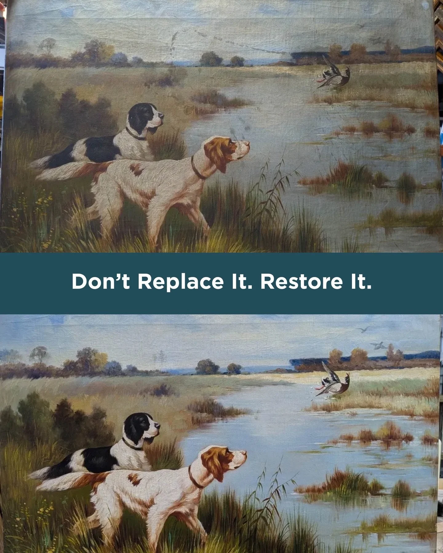 Sometimes the condition of a painting doesn&rsquo;t seem that bad.

It&rsquo;s easy to overlook the subtle changes that happen over time&hellip; a layer of yellowed varnish, a buildup of dust, colors that quietly lose their depth.

But once it&rsquo;