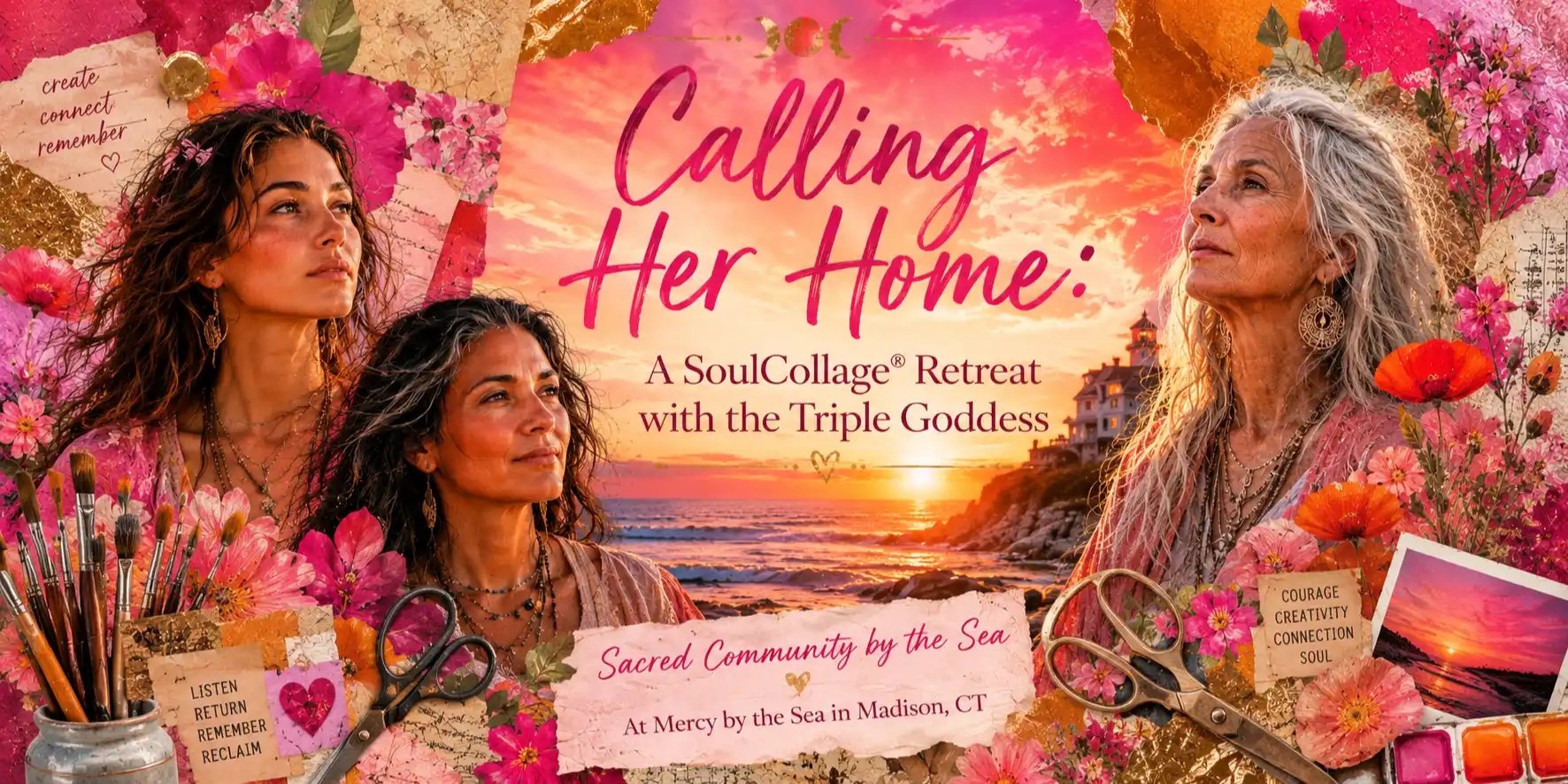 Calling Her Home: A SoulCollage® Retreat with the Triple Goddess