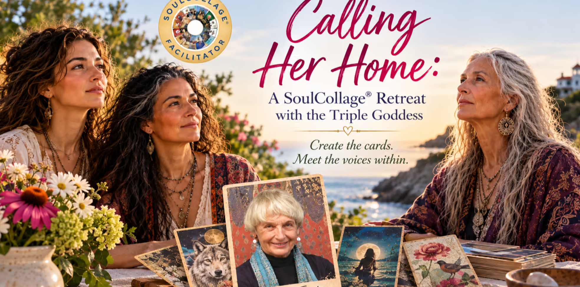 Calling Her Home: A SoulCollage® Retreat with the Triple Goddess
