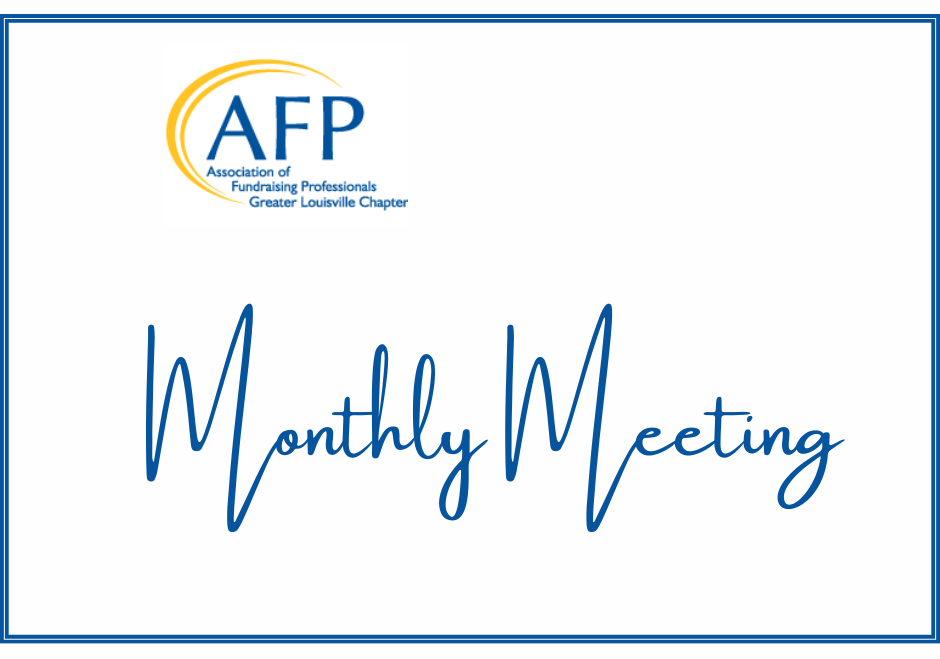 August Chapter Meeting: Local Giving Trends