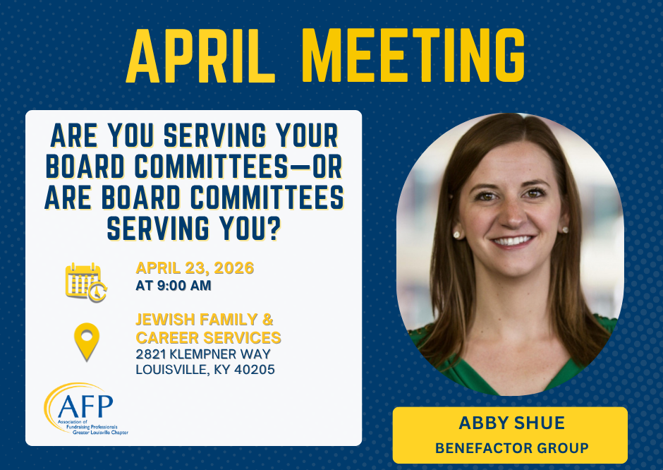 April Chapter Meeting