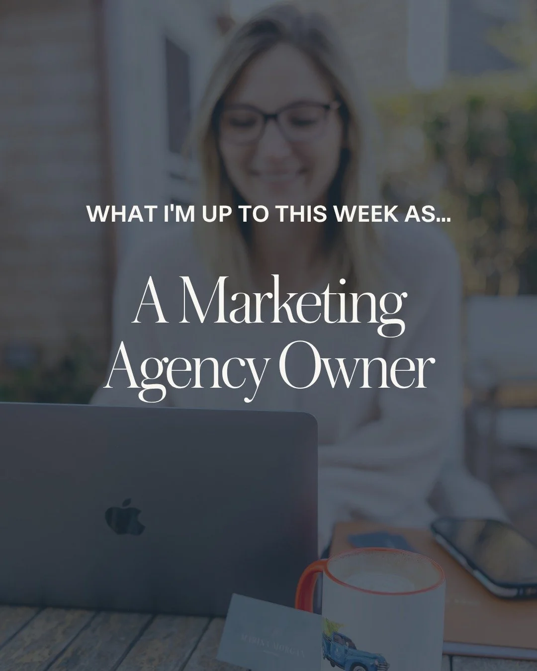 Just a week as a marketing agency owner 😏 and a hundred other things... 

It's a very busy season with the holidays coming up, 2026 renewals going on, and, as always, growing my business and working to help my clients grow theirs. 💻✨

I love what I